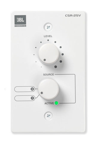JBL CSR-2SV Mando a distancia de pared para mezcladores CSM (blanco)