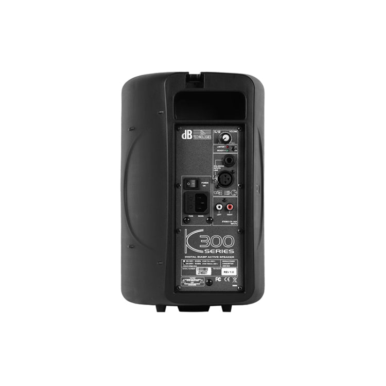 dBTechnologies Minibox K300 Bafle 2 vías Autoamplificado, Woofer 6.5" Tweeter 1" Potencia 300W Entradas 1 combo XLR-1/4", RCA stereo