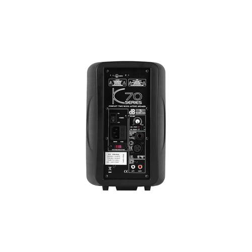 dBTechnologies Minibox K-70 Bafle 2 vías Autoamplificado, Woofer 5" Potencia 100W Entradas 1 combo XLR-1/4", RCA stereo