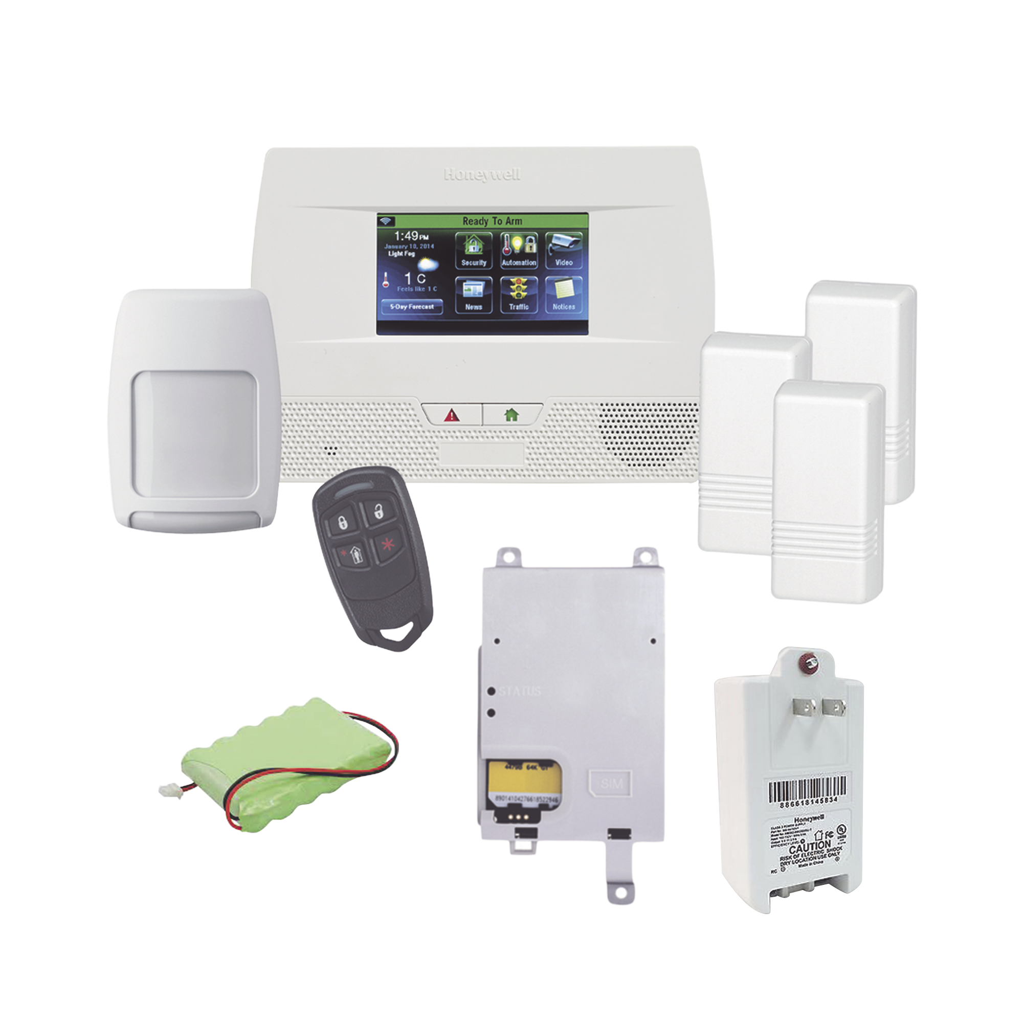 Panel de Alarma Autocontenido con Pantalla Touch L5210 con GSM 3GL