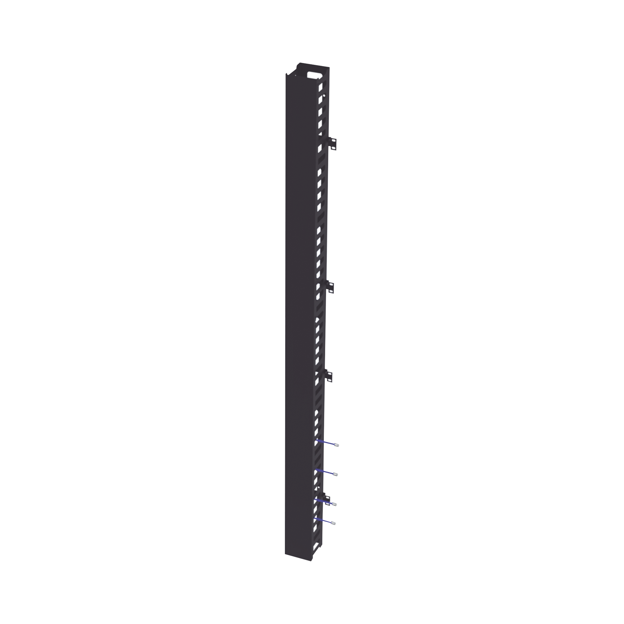 Kit Organizador Vertical de Cable Sencillo para Rack Abierto de 45 Unidades para EIQR3245 y EIRL5545DR.