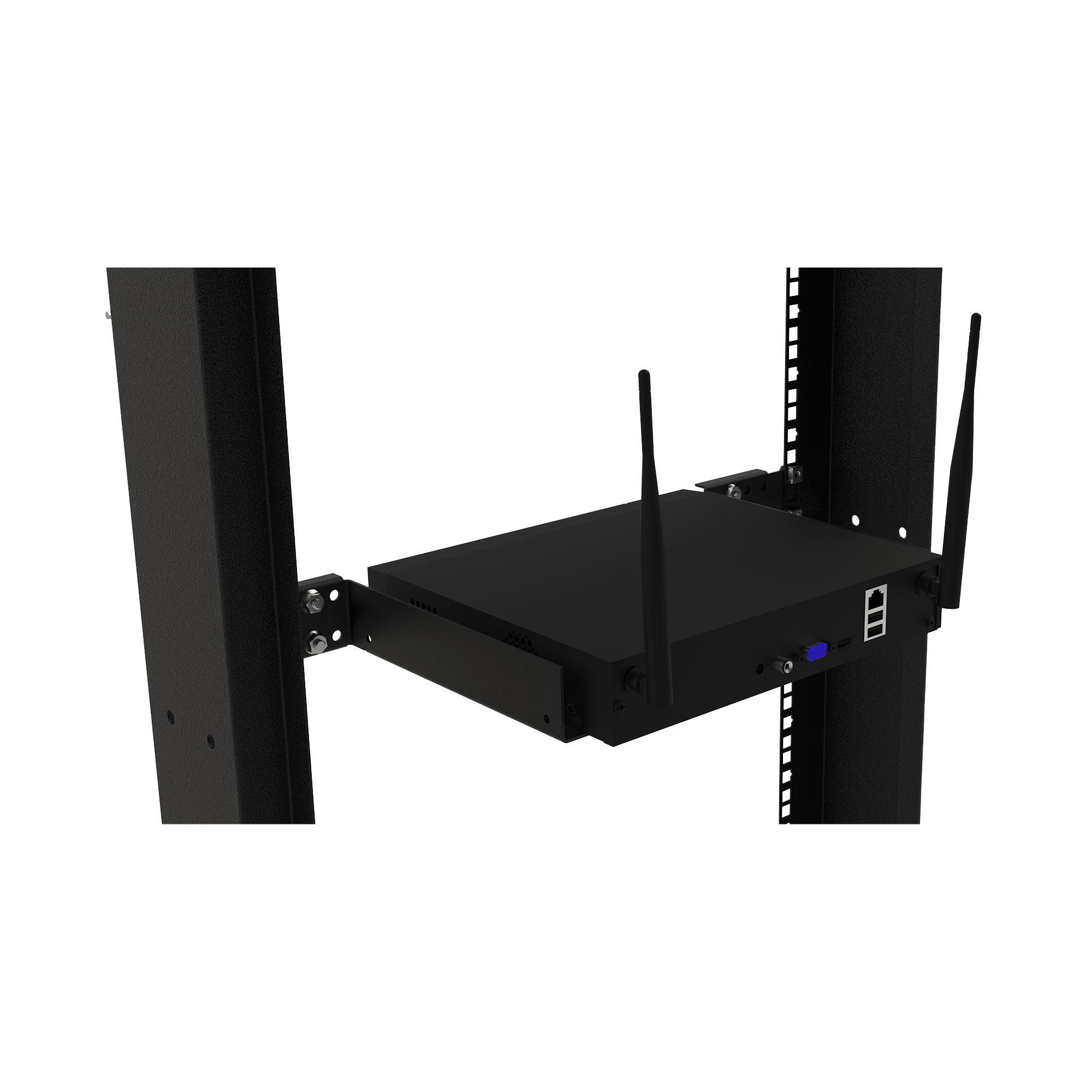 Adaptador Universal para rack 19" para Videograbadoras de Ancho de 20 a 31 cm.