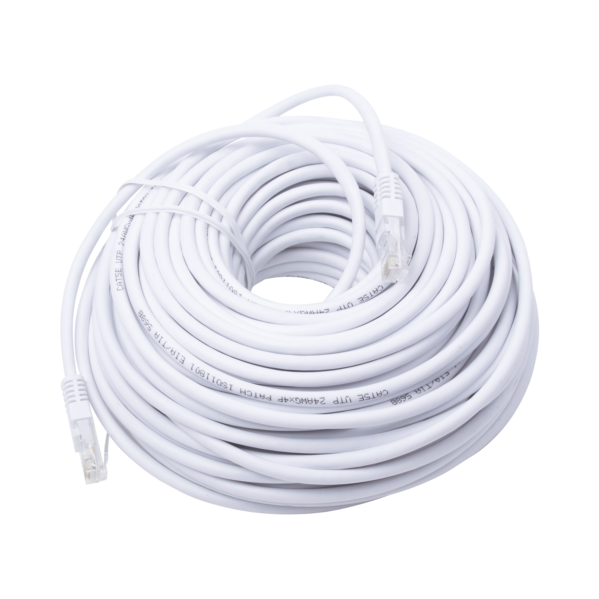 Cable de Parcheo UTP Cat5e - 30 metros - Blanco