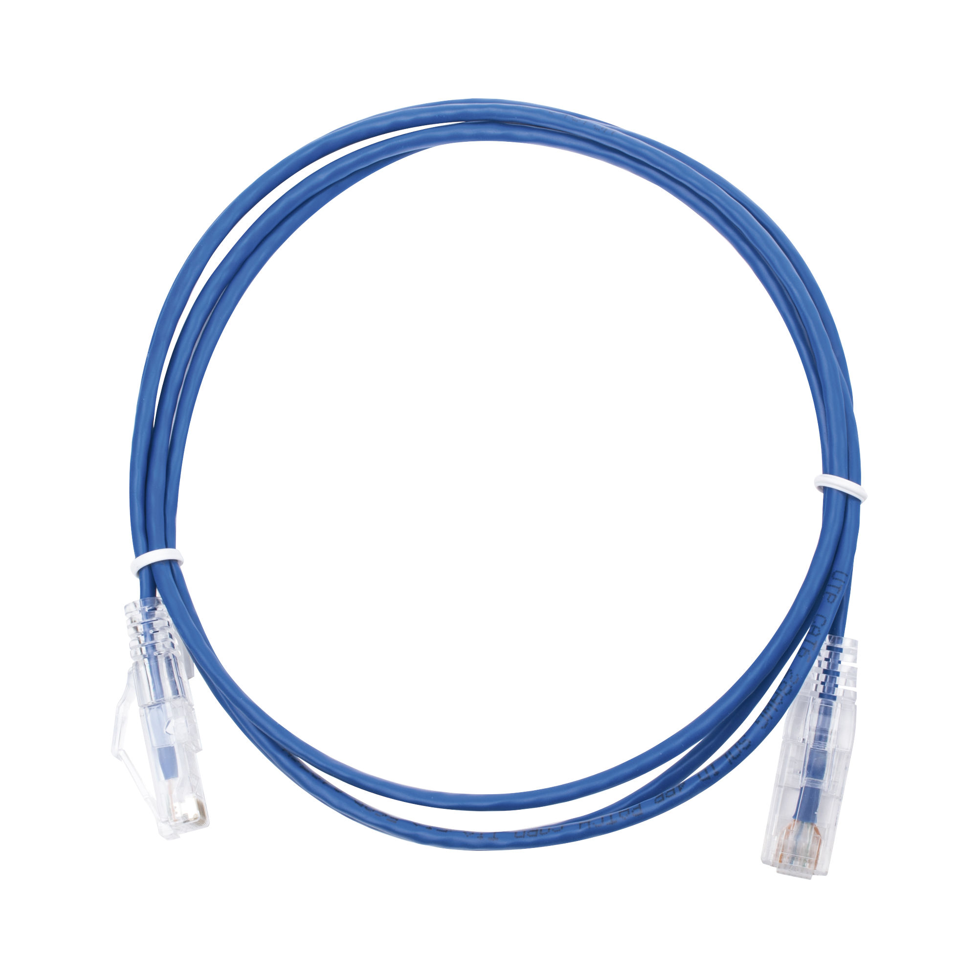 Cable de Parcheo Slim UTP Cat6 - 1.5 m Azul Diámetro Reducido (28 AWG)