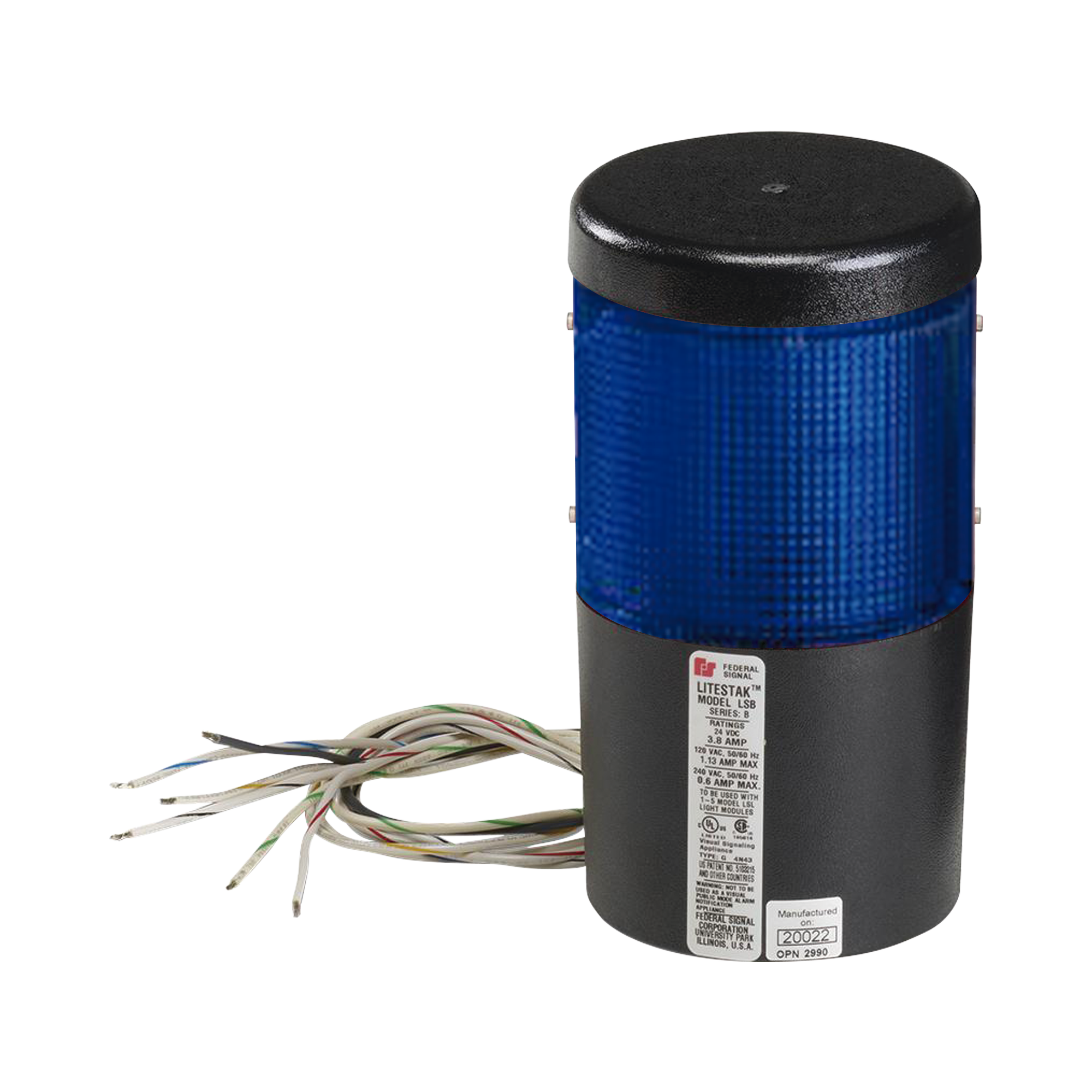 Módulo de luz LED litestak, 120Vca, azul