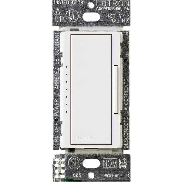 Switch interruptor on/off, 8A iluminacion, 1/10HP fan @120V, 120-277 V, no requiere cable neutro.