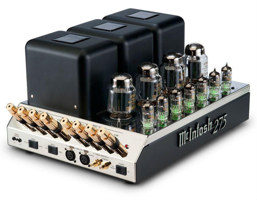 McIntosh MC275 Amplificador de tubo de vacío de 2 canales 75 vatios x 2 canales Diseño de tubo de vacío