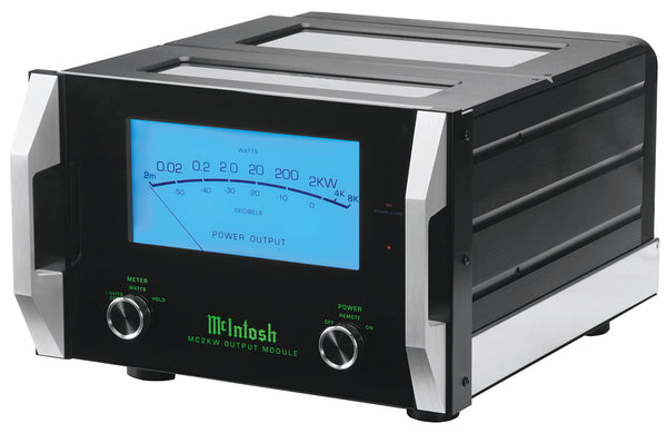 McIntosh MC2KW Amplificador 1 canal, Monoblock cuádruple balanceado 2000W. 3 terminales de altavoz cableado triple 2 módulos de potencia, 1 de salida