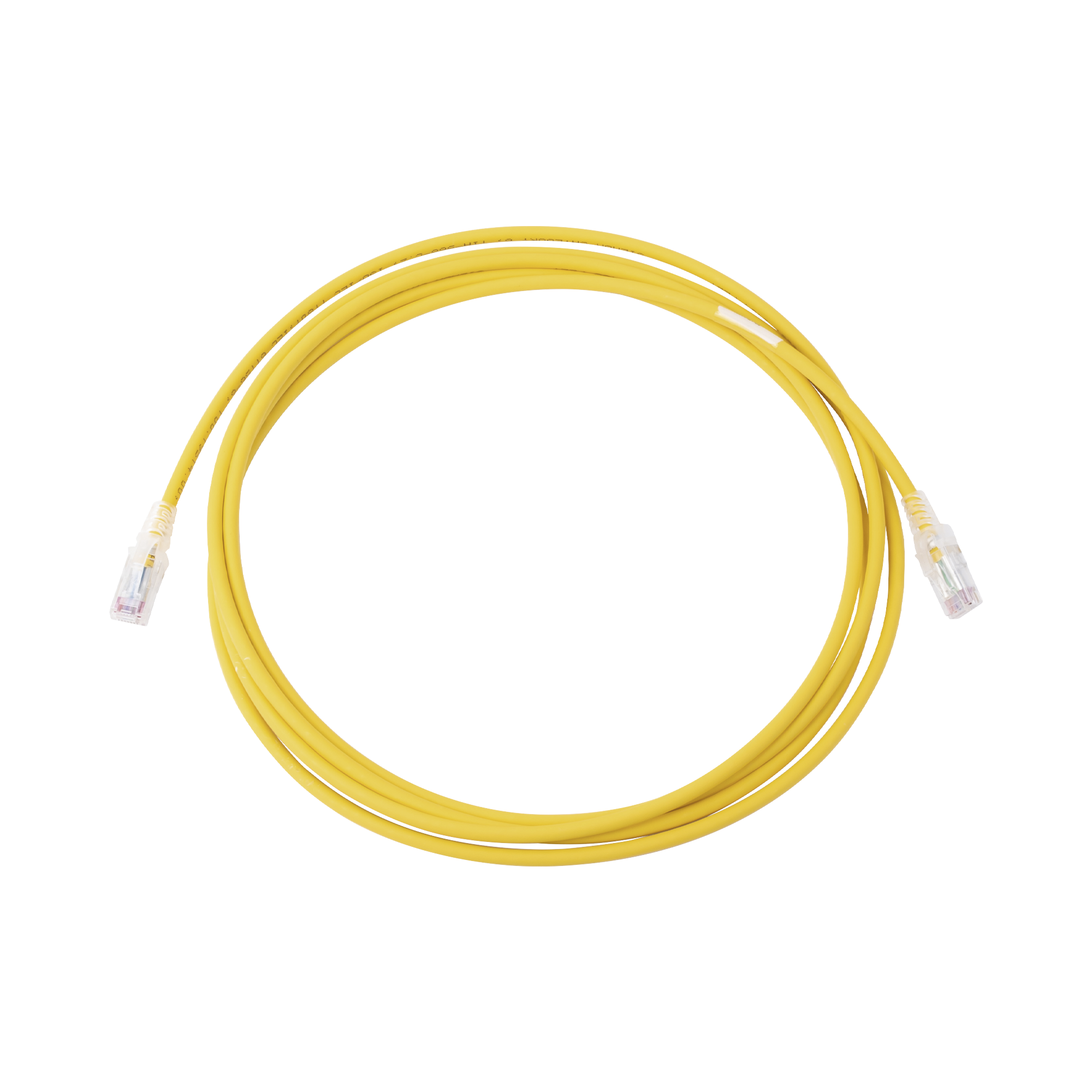 Patch Cord MC6 Modular Cat6 UTP, CM/LS0H, 10ft, Color Amarillo