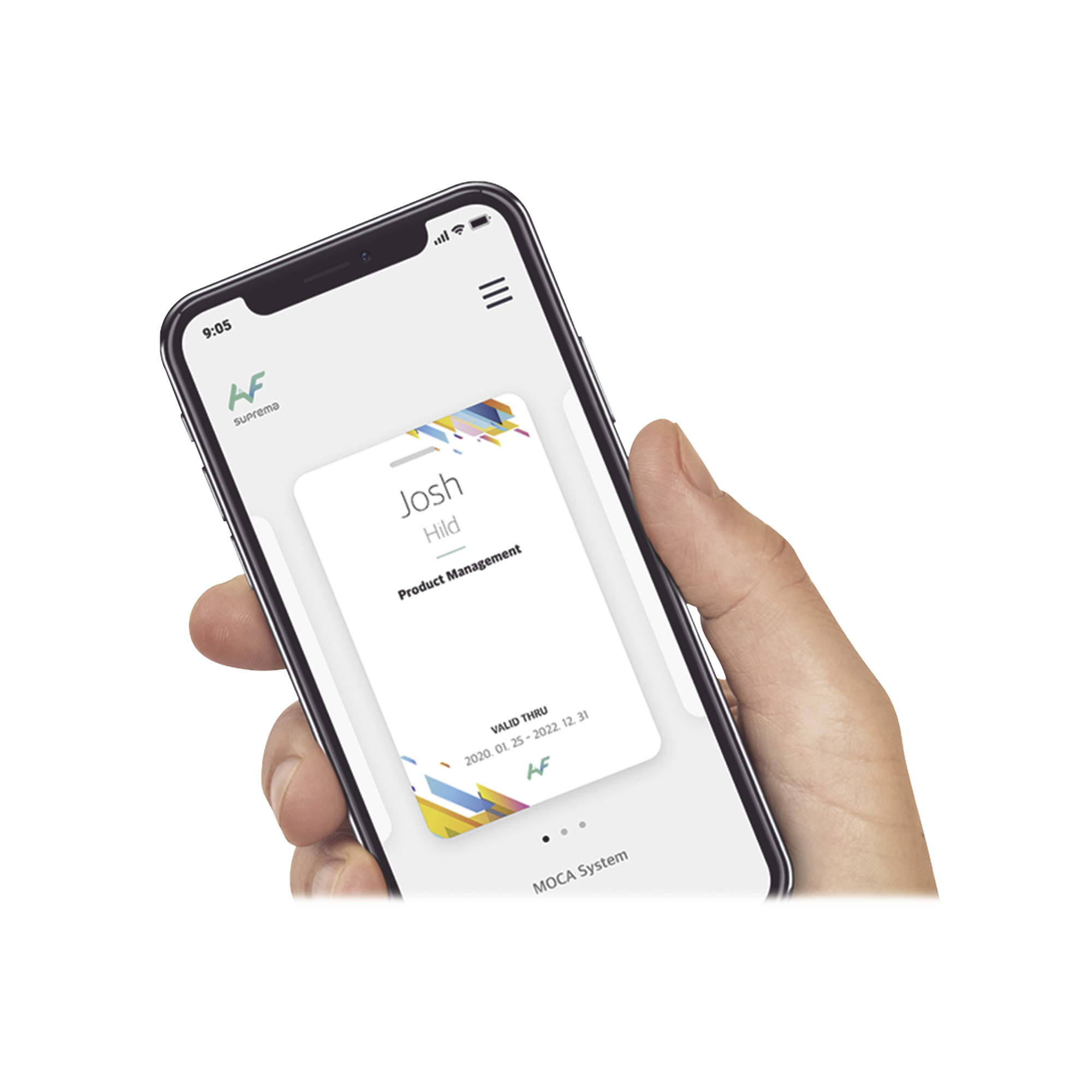 Tarjeta Virtual de Mantenimiento compatible con lectores Bluetooth de Suprema