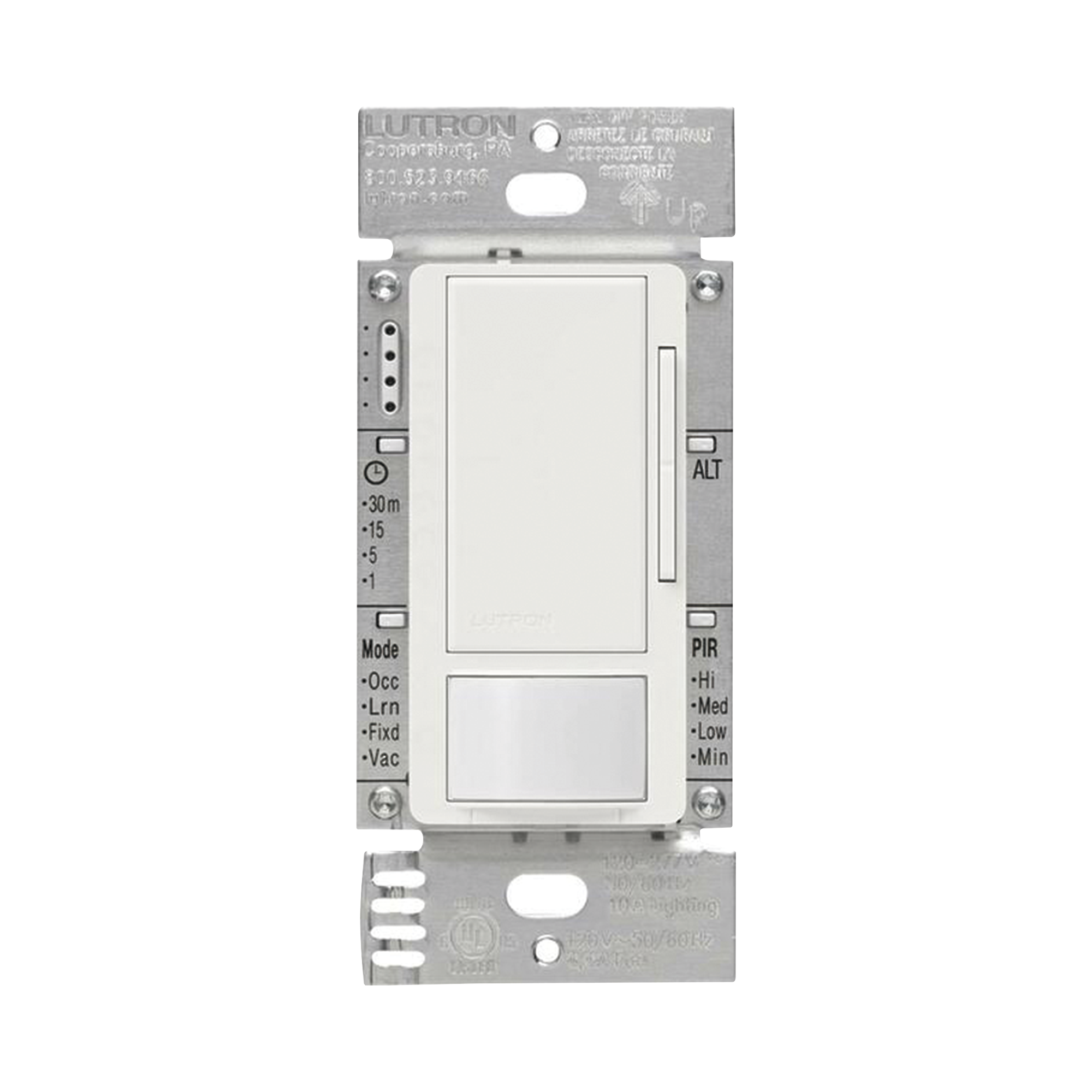 Apagado y sensor de movimiento, recomendable para baños, oficinas privadas, etc. 2AMP