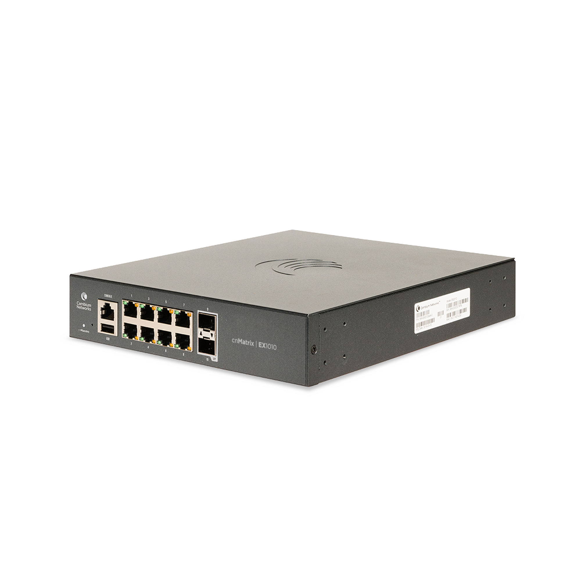 Switch cnMatrix EX1010 de 8 puertos Gigabit Ethernet y 4 SFP, Capa 2, gestión en la nube
