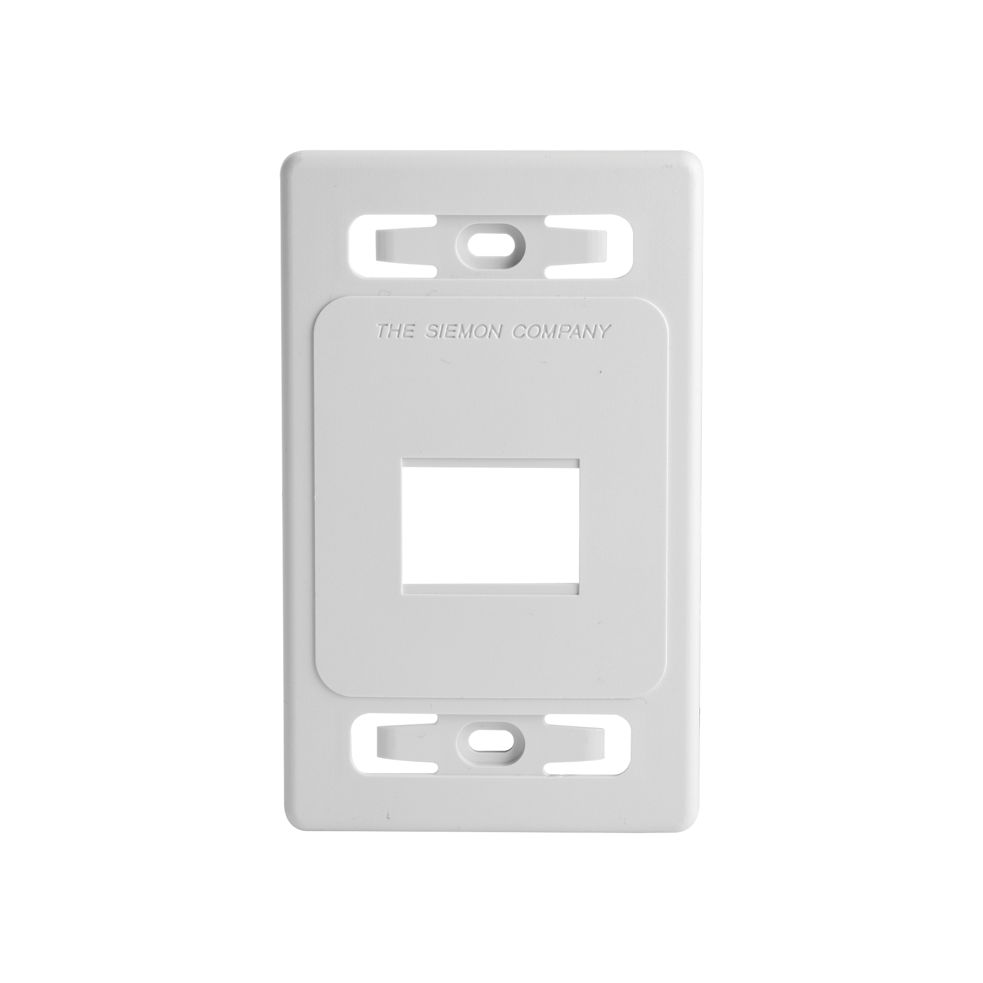 Placa de pared modular MAX, de 2 salidas, color blanco