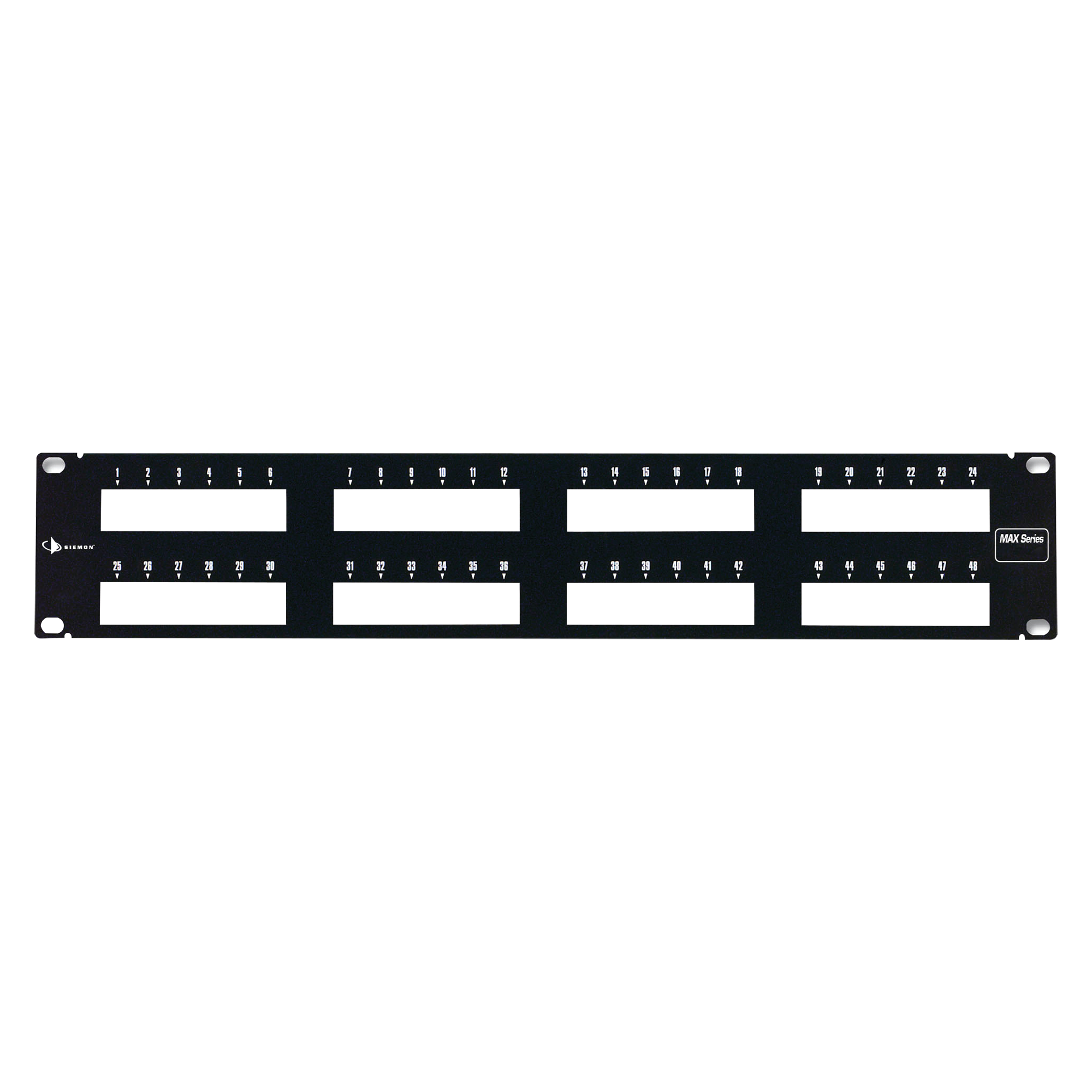Patch Panel MAX Modular, de 48 Puertos, Plano, 2UR