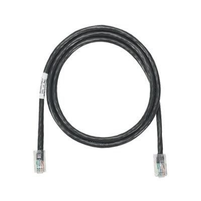 Cable de parcheo UTP Categoría 5e, con plug modular en cada extremo - 3 m. - Negro