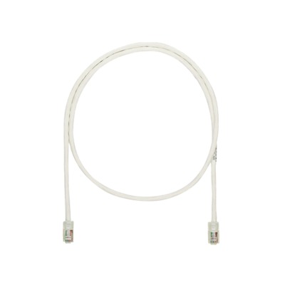 Cable de parcheo UTP Categoría 5e, con plug modular en cada extremo - 3 m. - Blanco mate