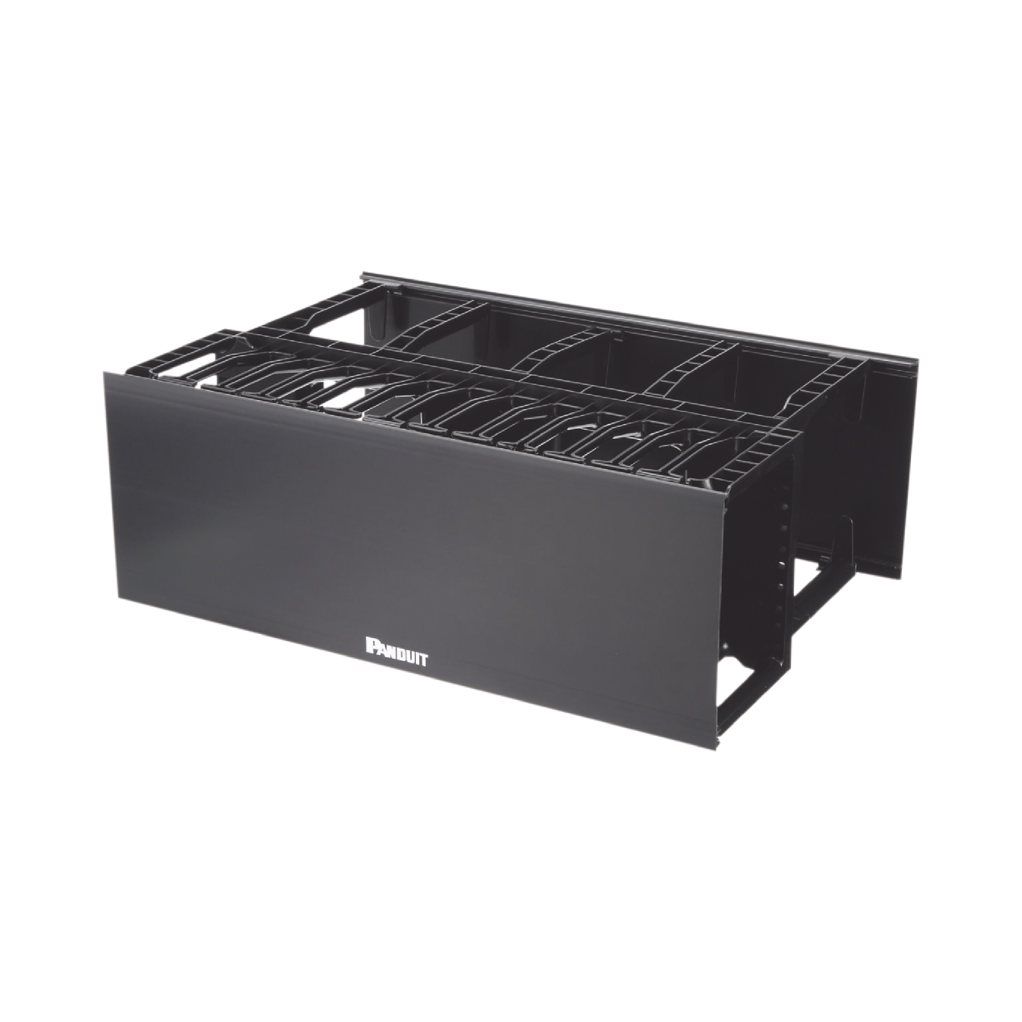 Organizador de Cables Horizontal NetManager, Doble (Frontal y Posterior), Para Rack de 19in, 4UR