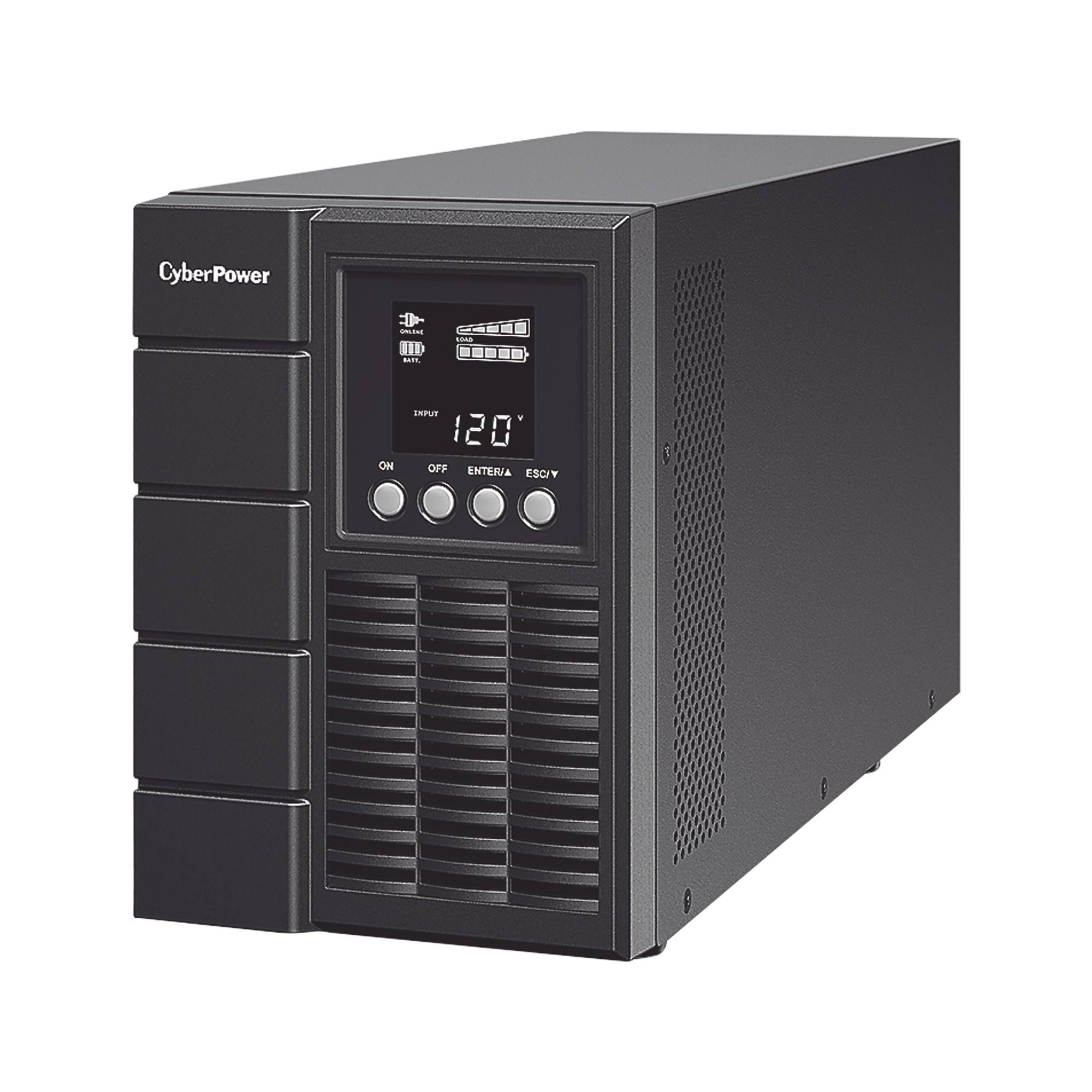 UPS de 1000 VA/900 W, Online Doble Conversión, Entrada 120 Vca NEMA 5-15P, Onda Senoidal Pura, Tipo Torre, Con 4 Tomas NEMA 5-15R