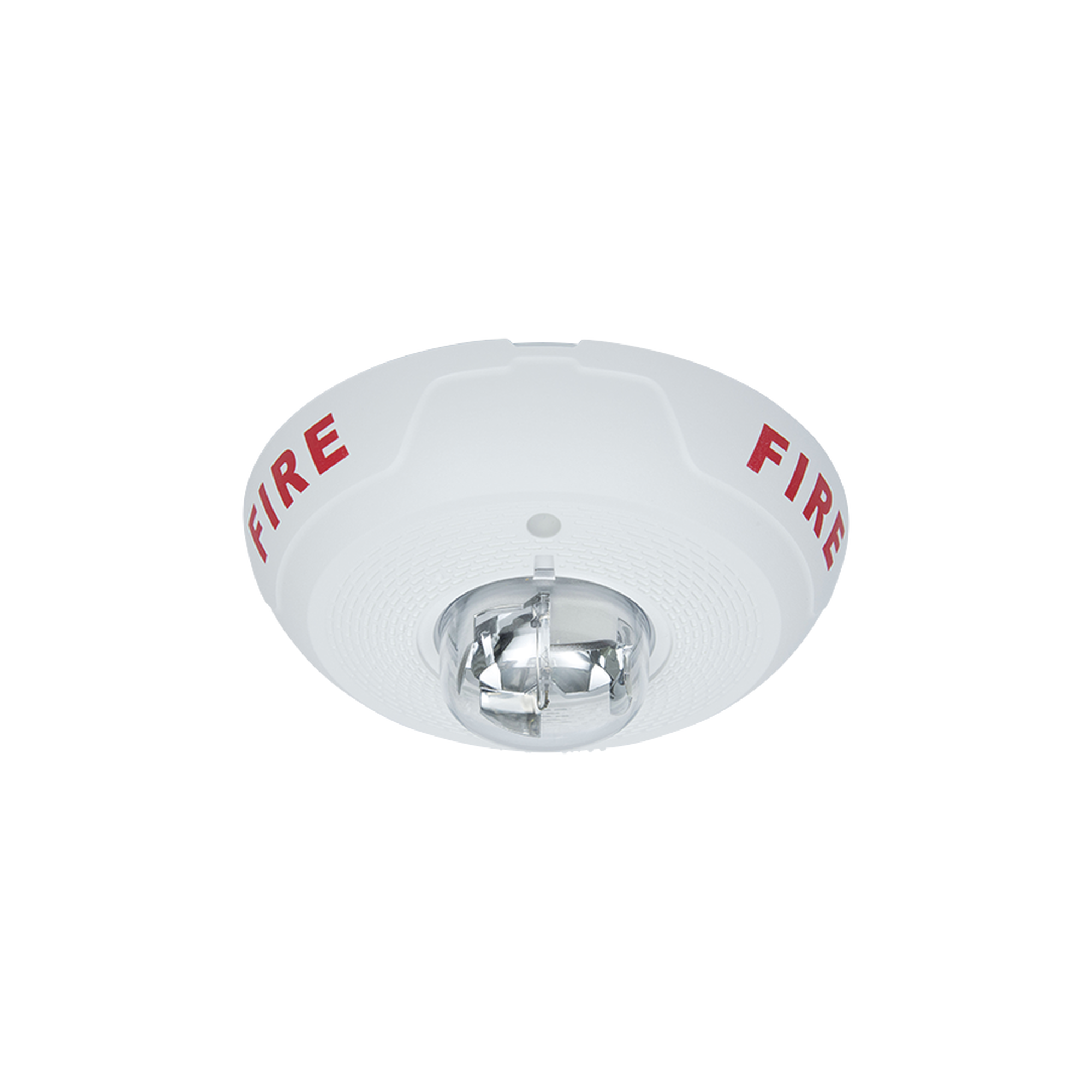 Sirena con Lámpara Estroboscópica, Montaje en Techo, Nivel de Candelas Seleccionable, Color Blanco, Nuevo Diseño Moderno y Elegante y Menor Consumo de Corriente