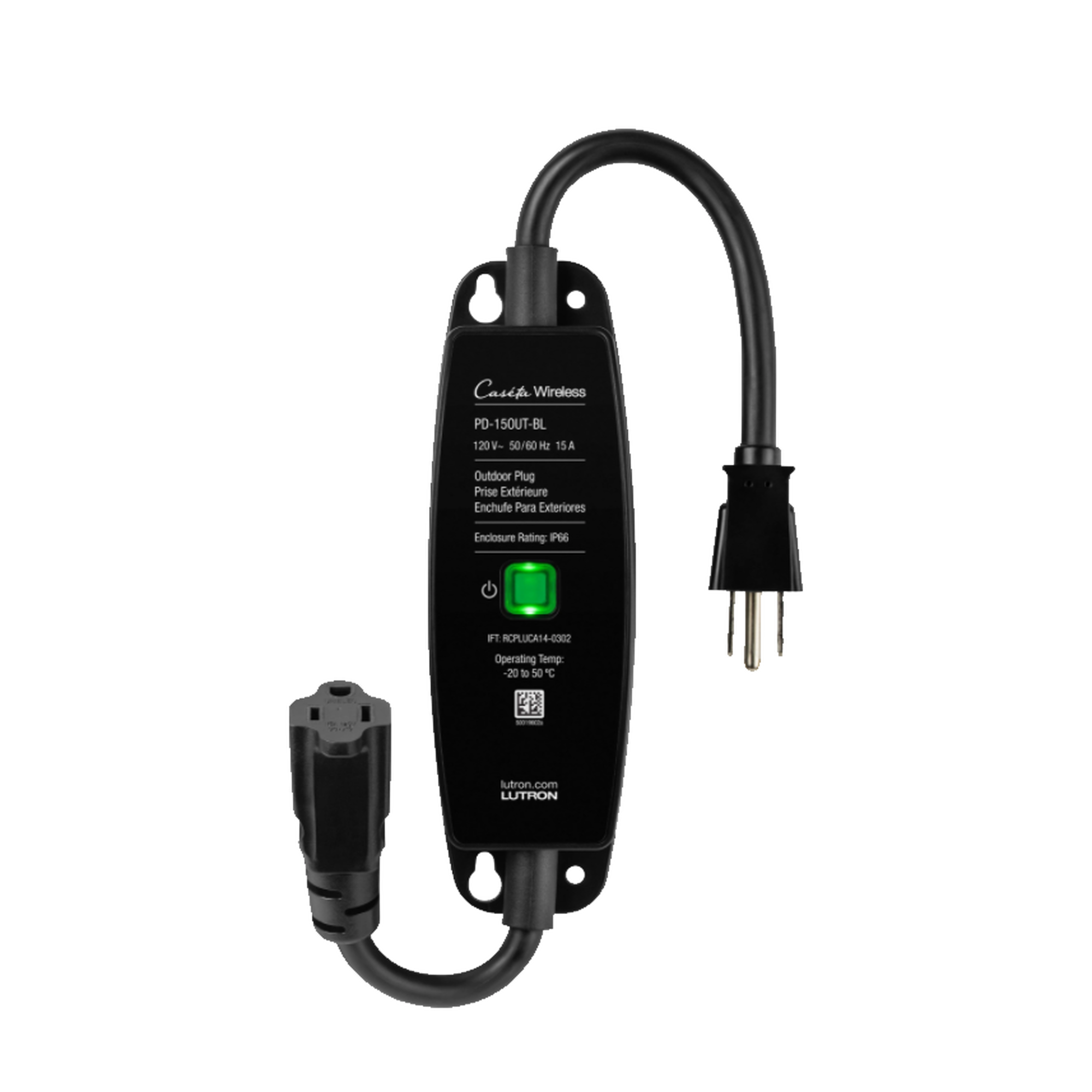 Plug para uso en exterior, inalambrico compatible con Caseta Wireless