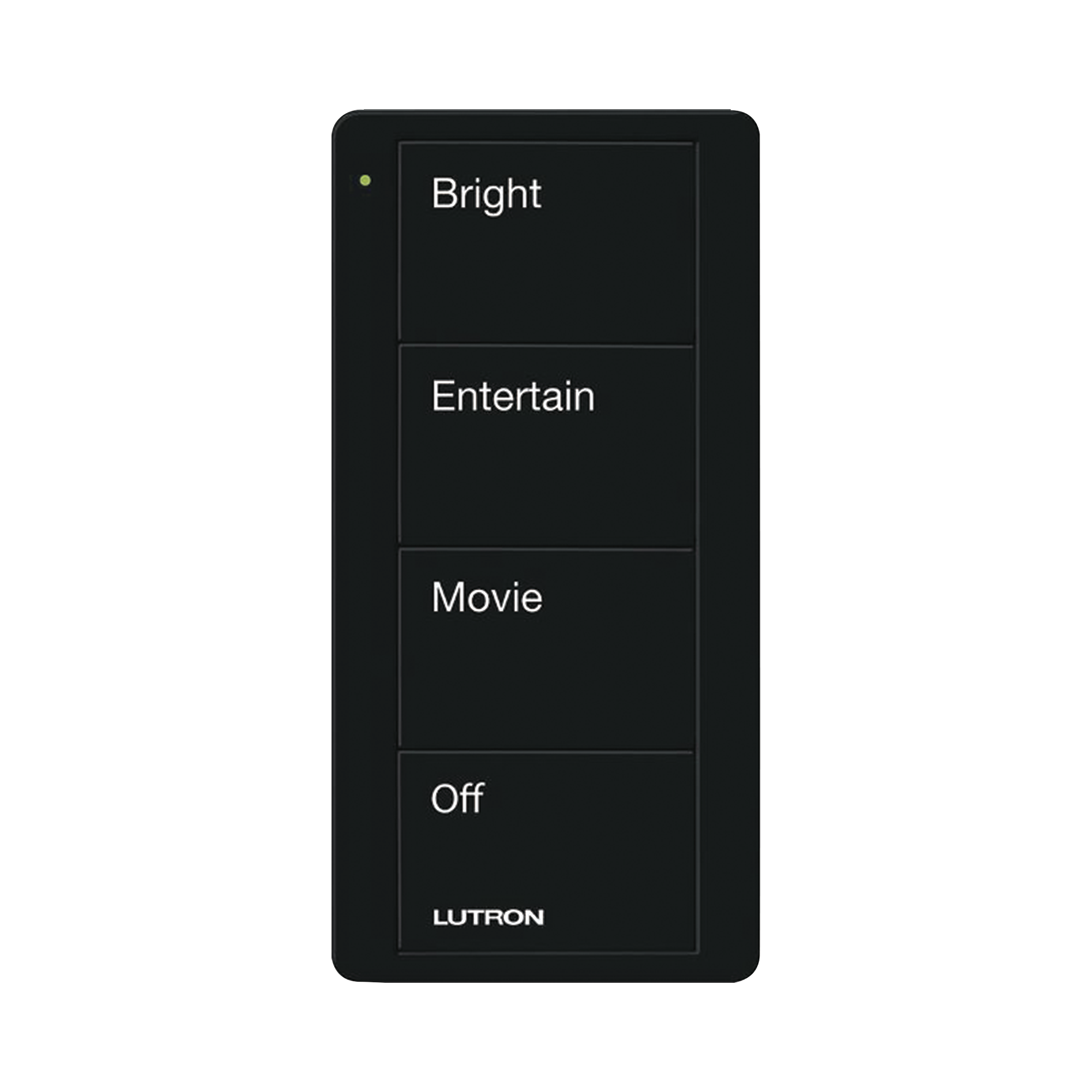 Control inalambrico PICO, 4 botones para con escenas ya predefinidas y grabado.