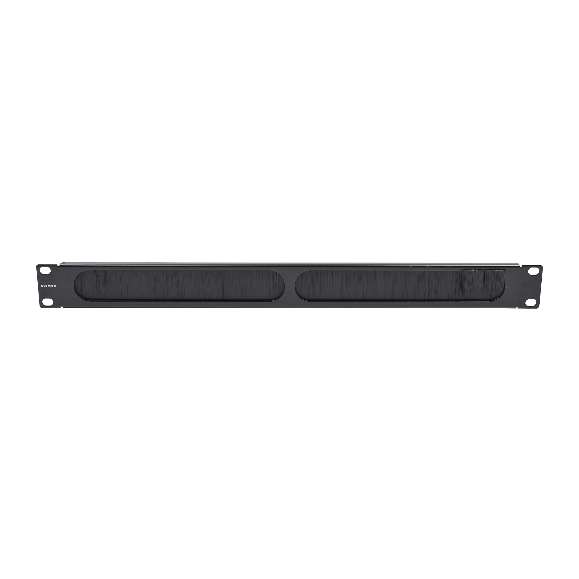 Tapa Ciega para Rack de 19in, Tipo Cepillo de Nylon, para Paso de Cables y Mejor Manejo Térmico, Color Negro, 1UR