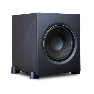 PSB Sub Series 350 Subwoofer DSP de 12″Diseño compacto para sistemas de cine en casa o de alta fidelidad, amplificador clase D, 300W Continuos.