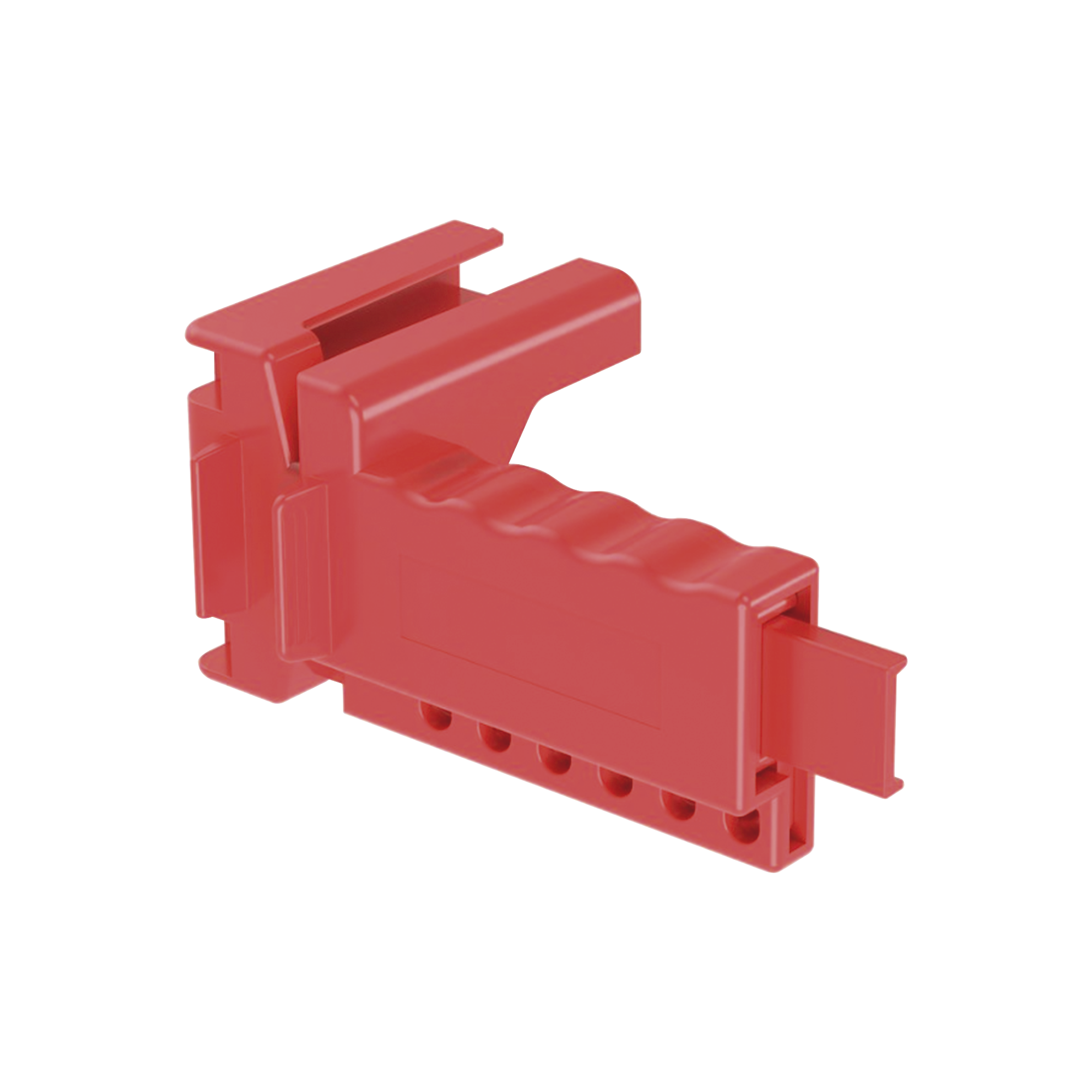 Dispositivo de Bloqueo Para Válvulas de Bola, Para Diametros de Tuberia de 0.25 a 1 in y Longitud de Mango Hasta 7.5 in, Color Rojo