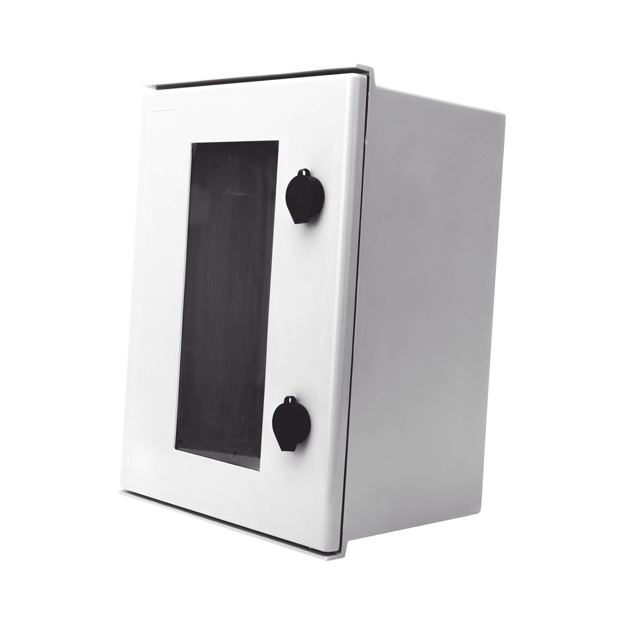 Gabinete de Poliéster IP65 Puerta Transparente, Uso en Intemperie (300 x 400 x 200 mm) con Placa Trasera Interior (Incluye Chapa y Llave).