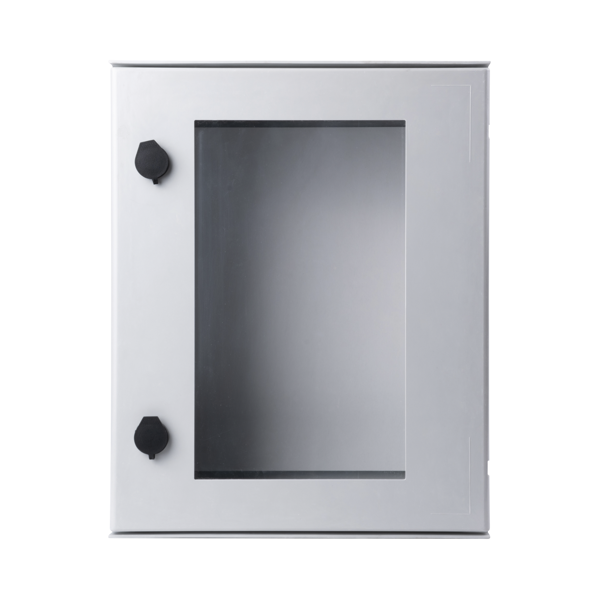 Gabinete de Poliéster IP65 Puerta Transparente, Uso en Intemperie (400 x 500 x 200 mm) con Placa Trasera Interior (Incluye Chapa y Llave).