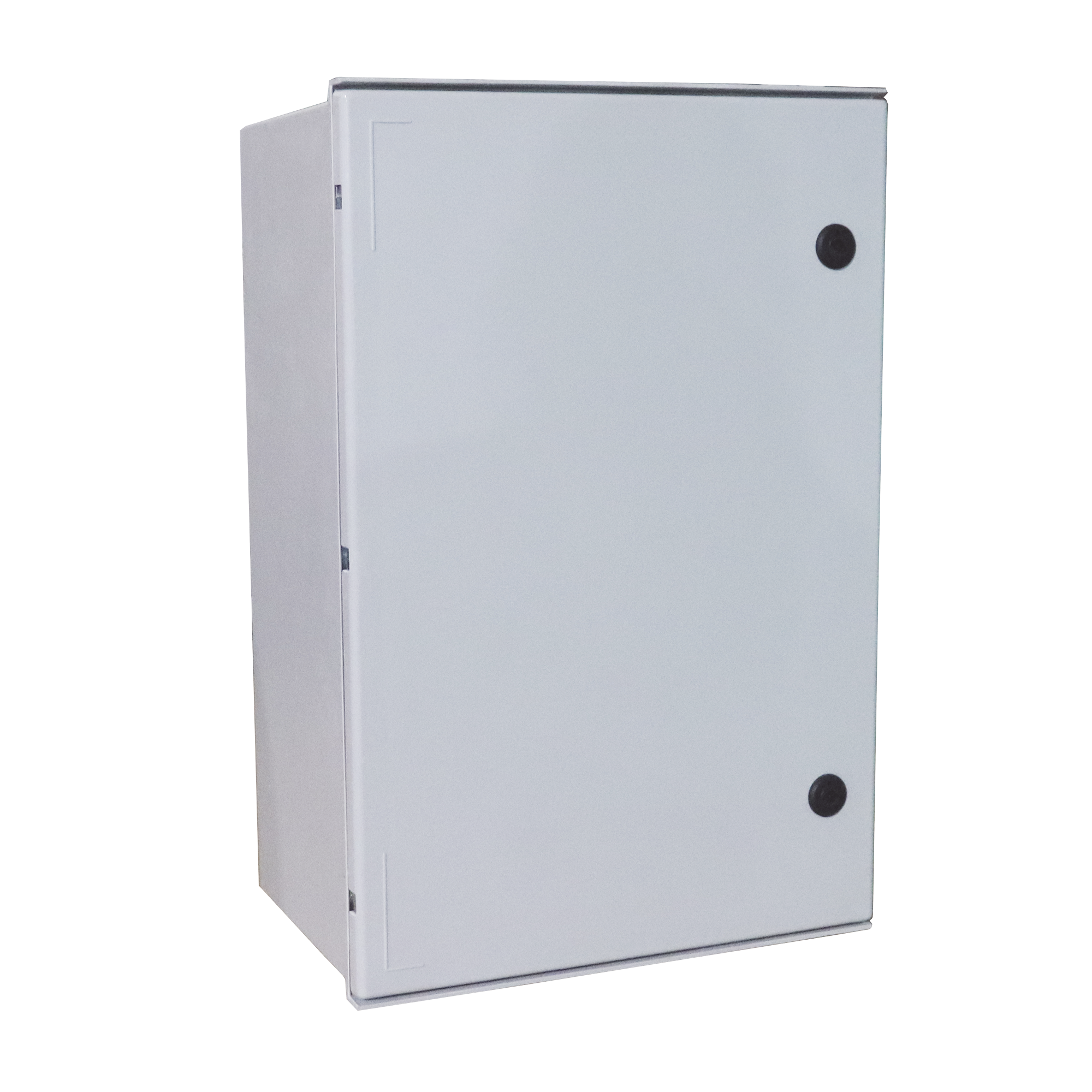 Gabinete de Poliéster IP65 Uso en Intemperie (600 x 800 x 300 mm) con Placa Trasera Interior (Incluye Chapa y Llave).