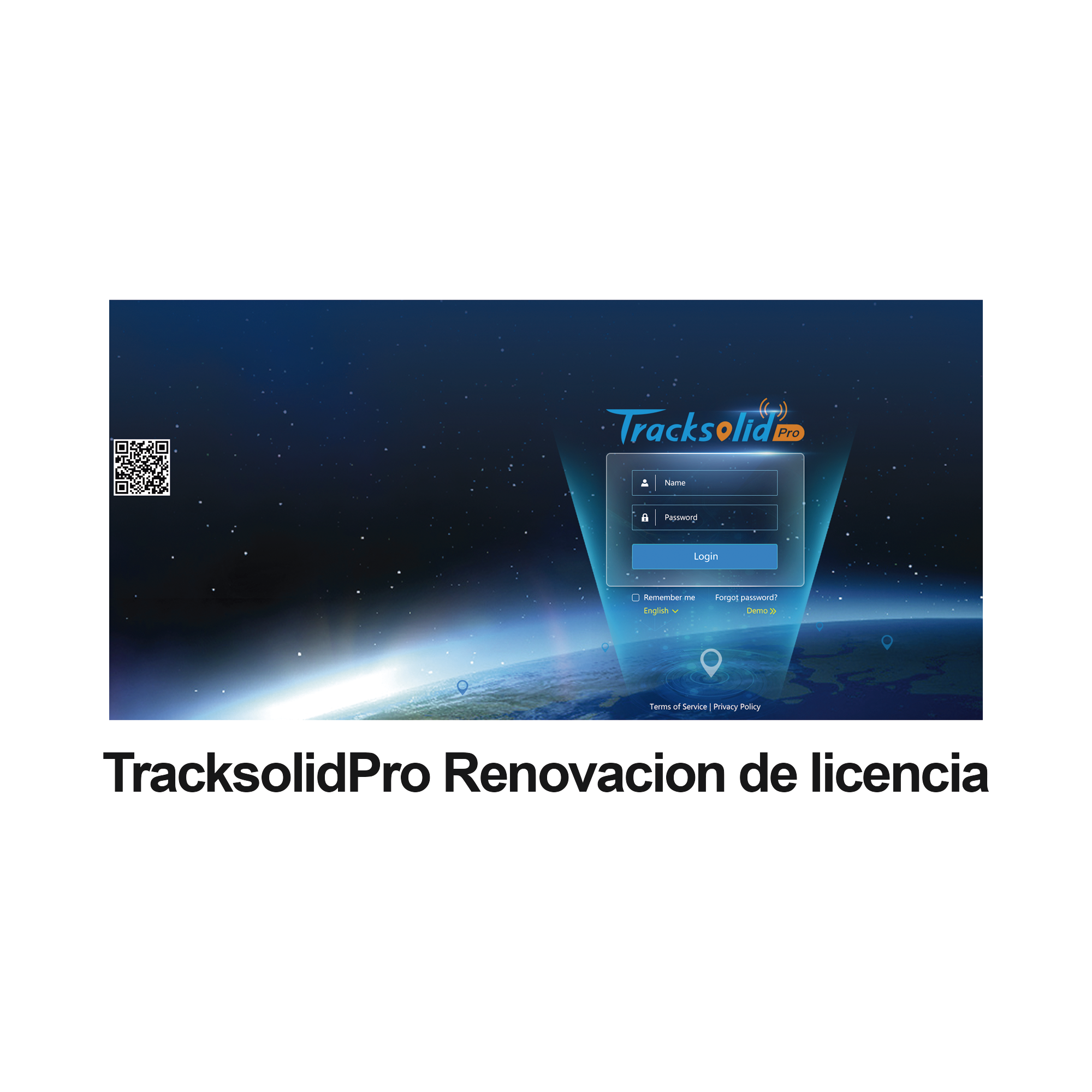Renovación de licencia para plataforma TracksolidPro