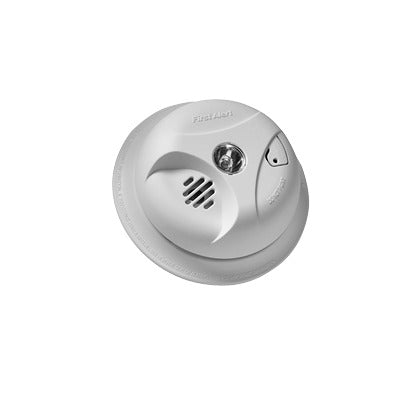 Detector de humo con luz de escape, autónomo, batería de 9 Vcd