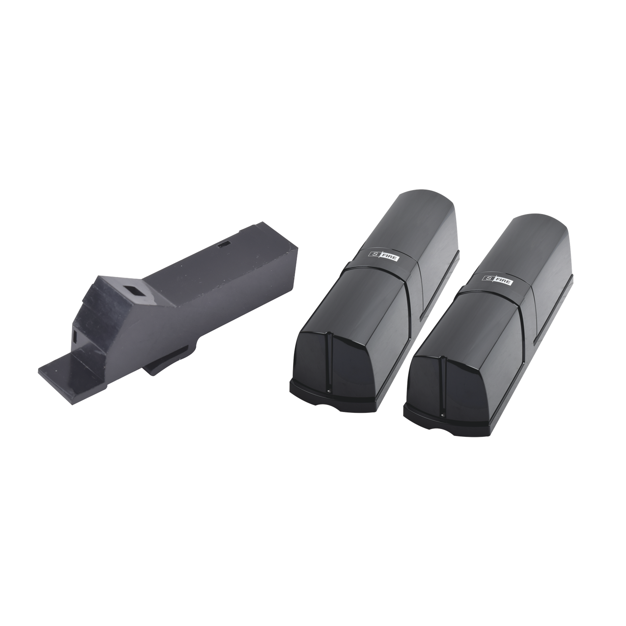 KIT Detector de rayo fotoeléctrico / 4 rayos / 4 frecuencias / 250mts exterior / Alimentacion 12-24 vcd