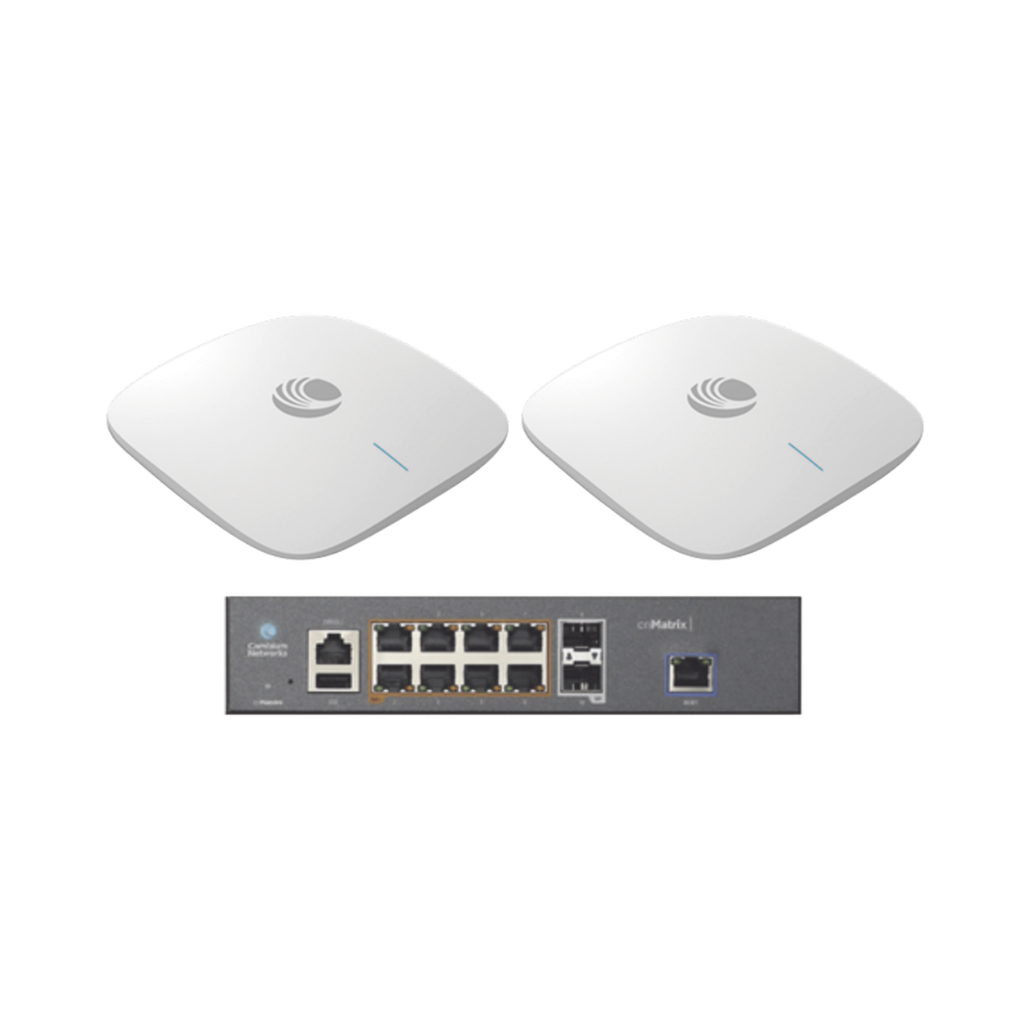 Starter Kit Wi-Fi Empresarial de 2 Access Point XV2-2X y 1 Switch PoE EX1010P