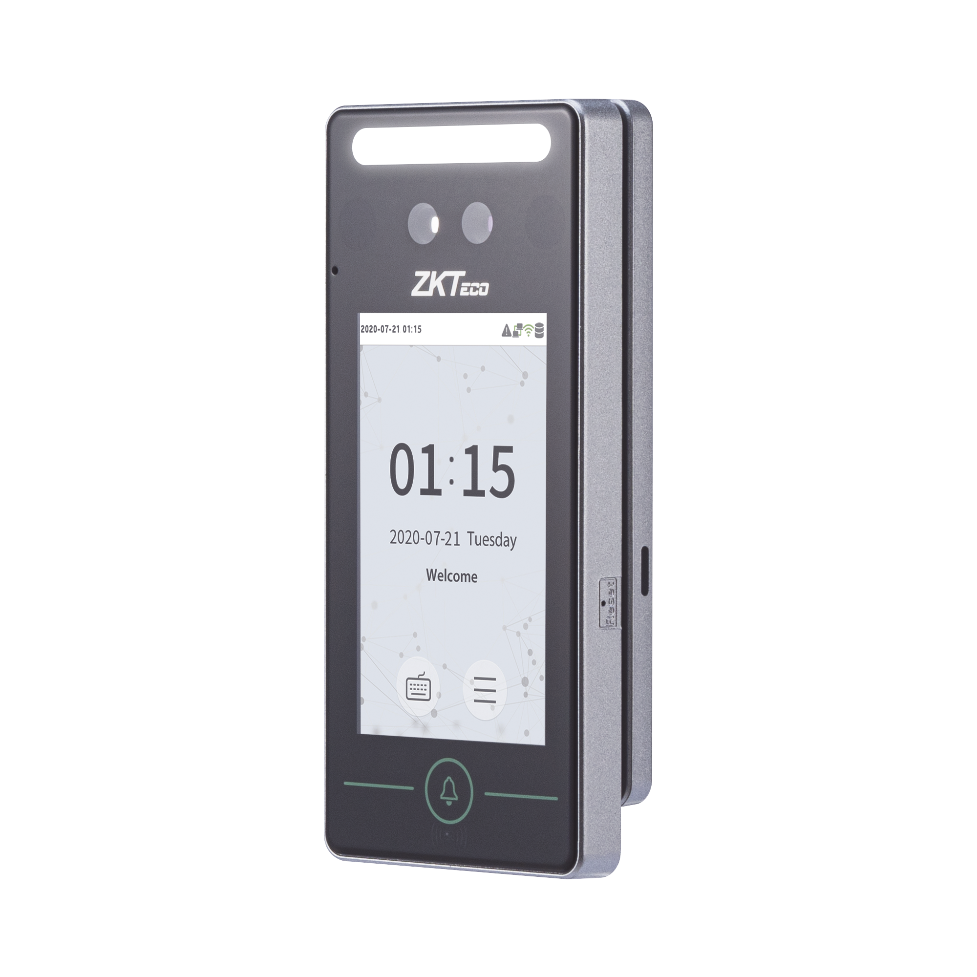 Terminal de reconocimiento Facial, Palma / 800 usuarios / Control de Acceso / Asistencia / Compatible con BioTimePRO