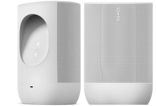 SONOS MOVE ALTAVOZ INTELIGENTE PORTATIL CON WI-FI Y BLUETOOTH, COLOR BLANCO