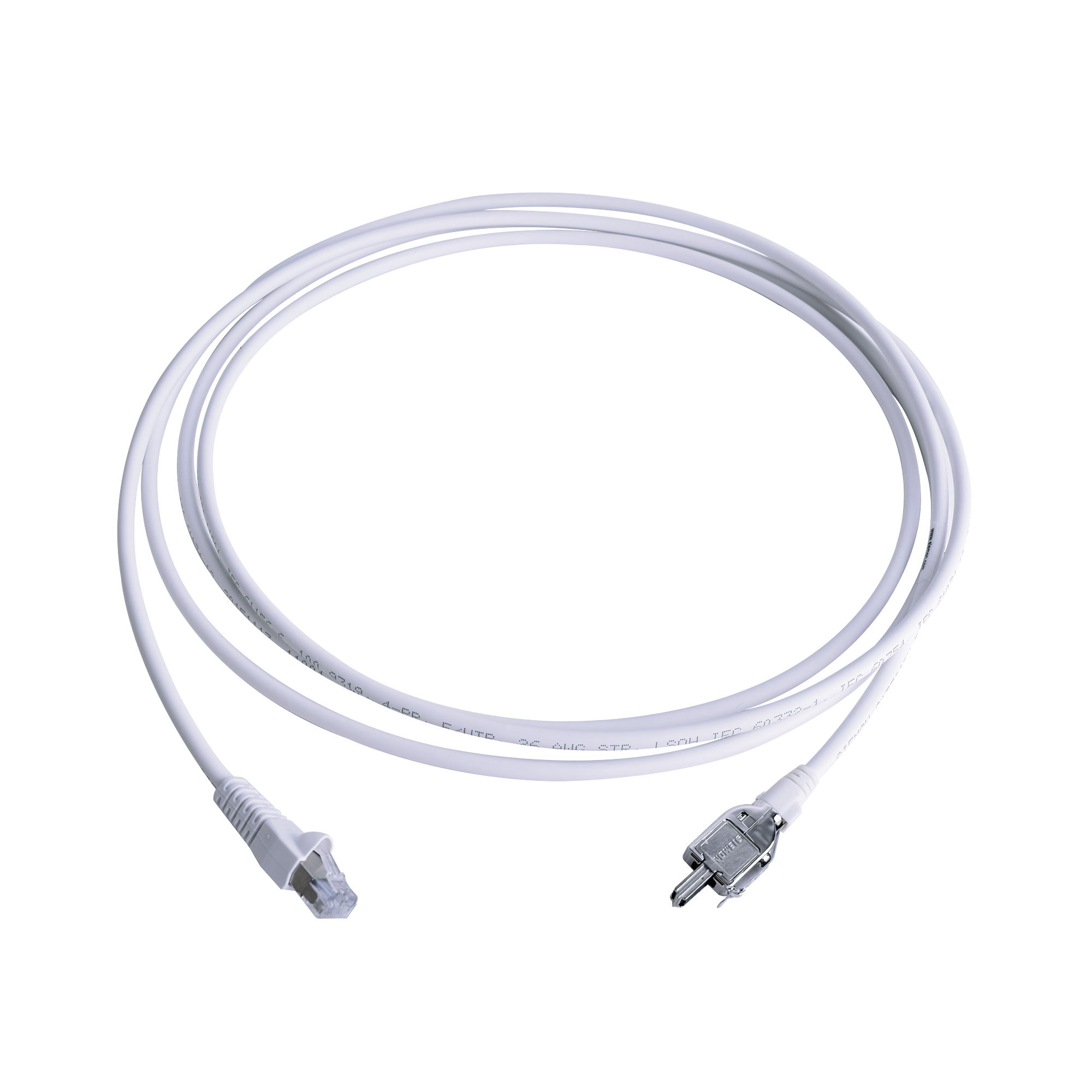 Patch Cord TERA Cat5e 10/100BASE-T, de 2 pares y conector modular, LS0H, Color Negro, 3 metros