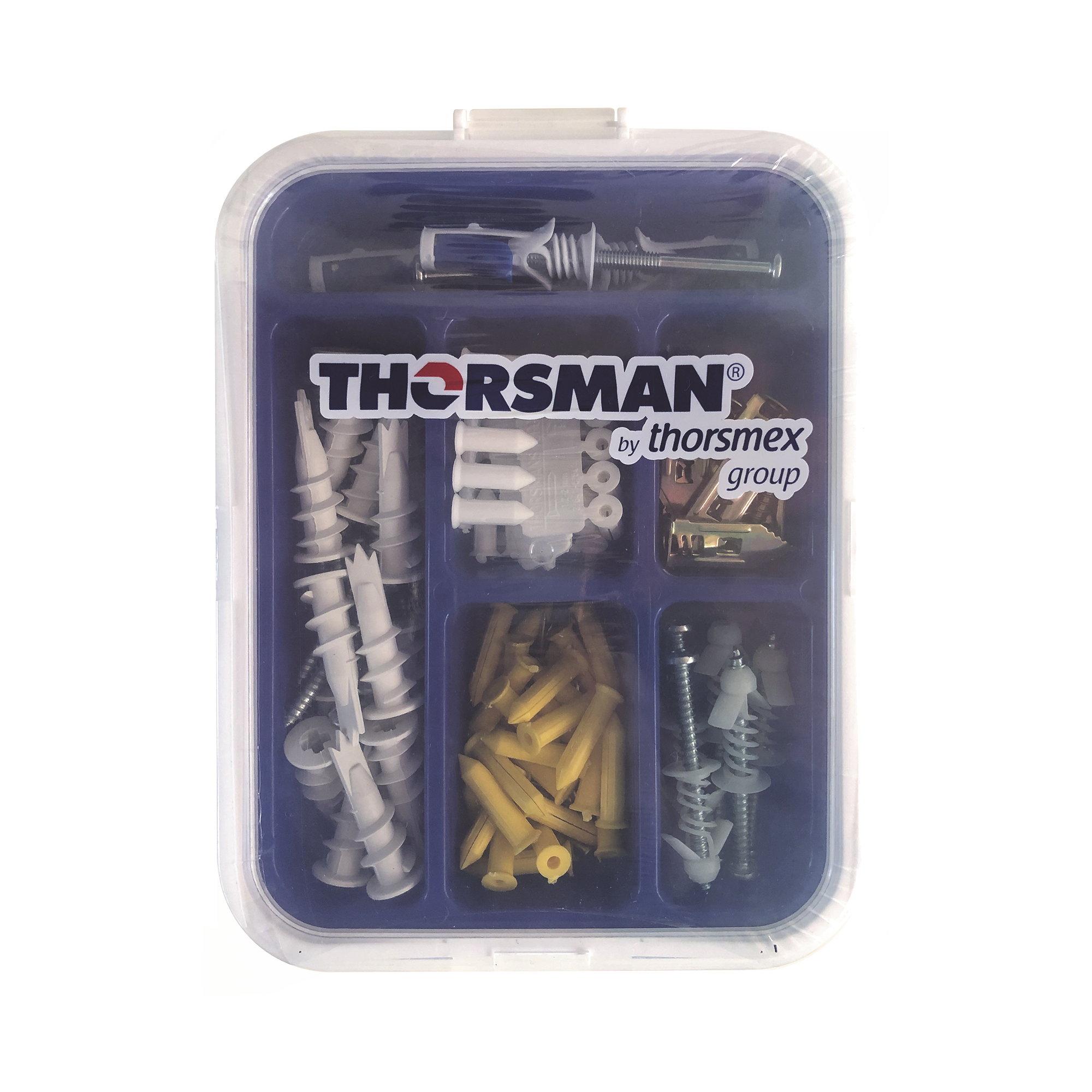 Kit para Sistemas de Fijación en Yeso, Muros Falsos, Tabique hueco, Uso en interiores (91 piezas)