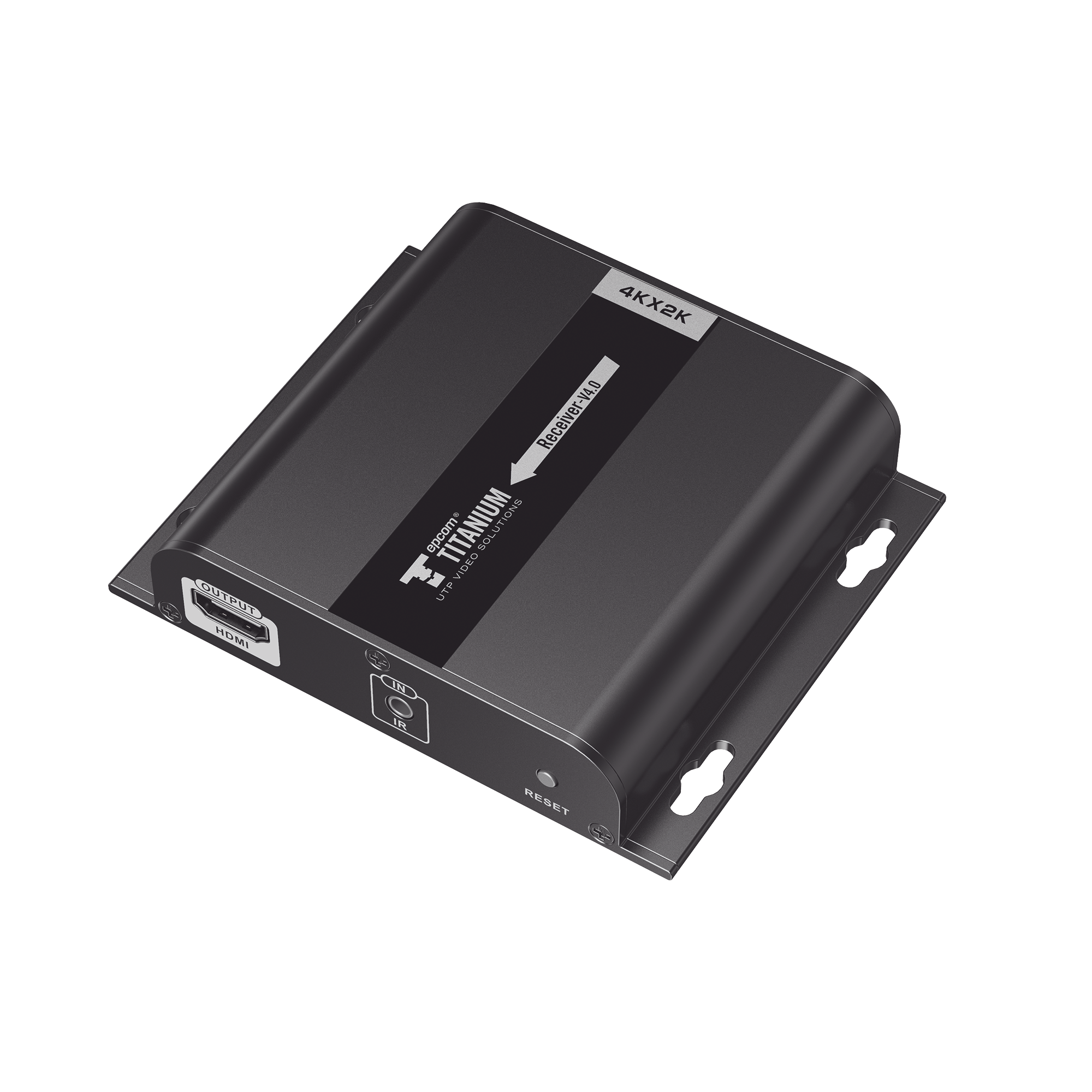 RECEPTOR COMPATIBLE PARA KITS TT683-4.0 Resolucion 4K , Cat 5e/6 hasta 120 metros (397ft )