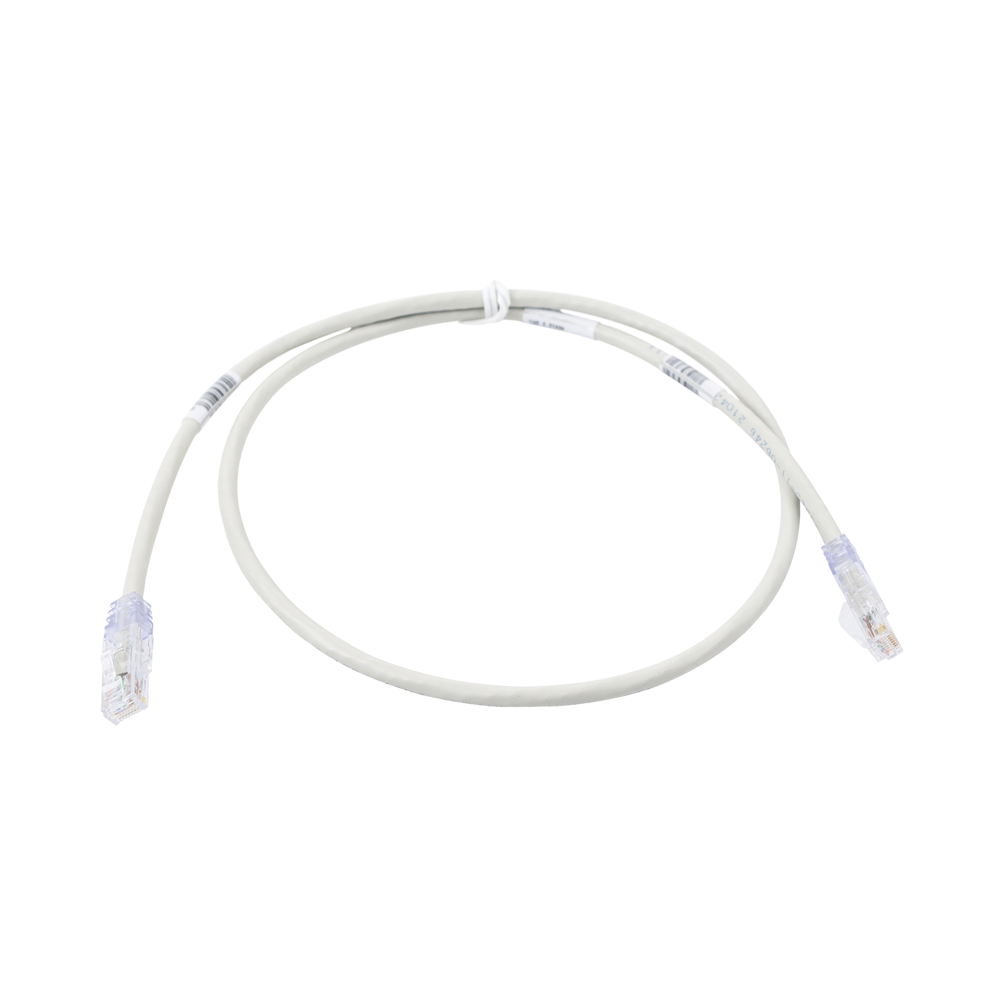 Cable de Parcheo TX6, UTP Cat6, 24 AWG, CM, Color Gris, 3ft