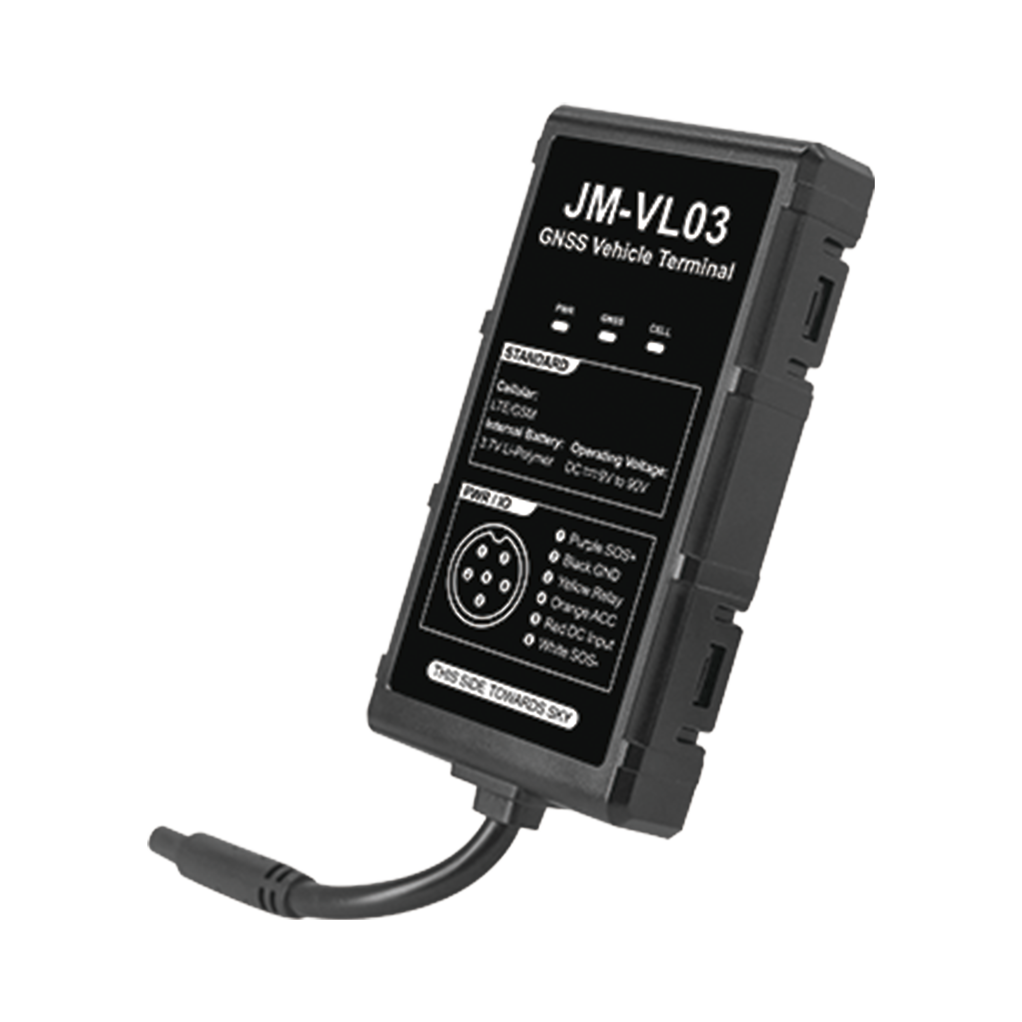 Localizador vehicular 4G con IP65, conexión en EE.UU y Mexico, incluye relevador