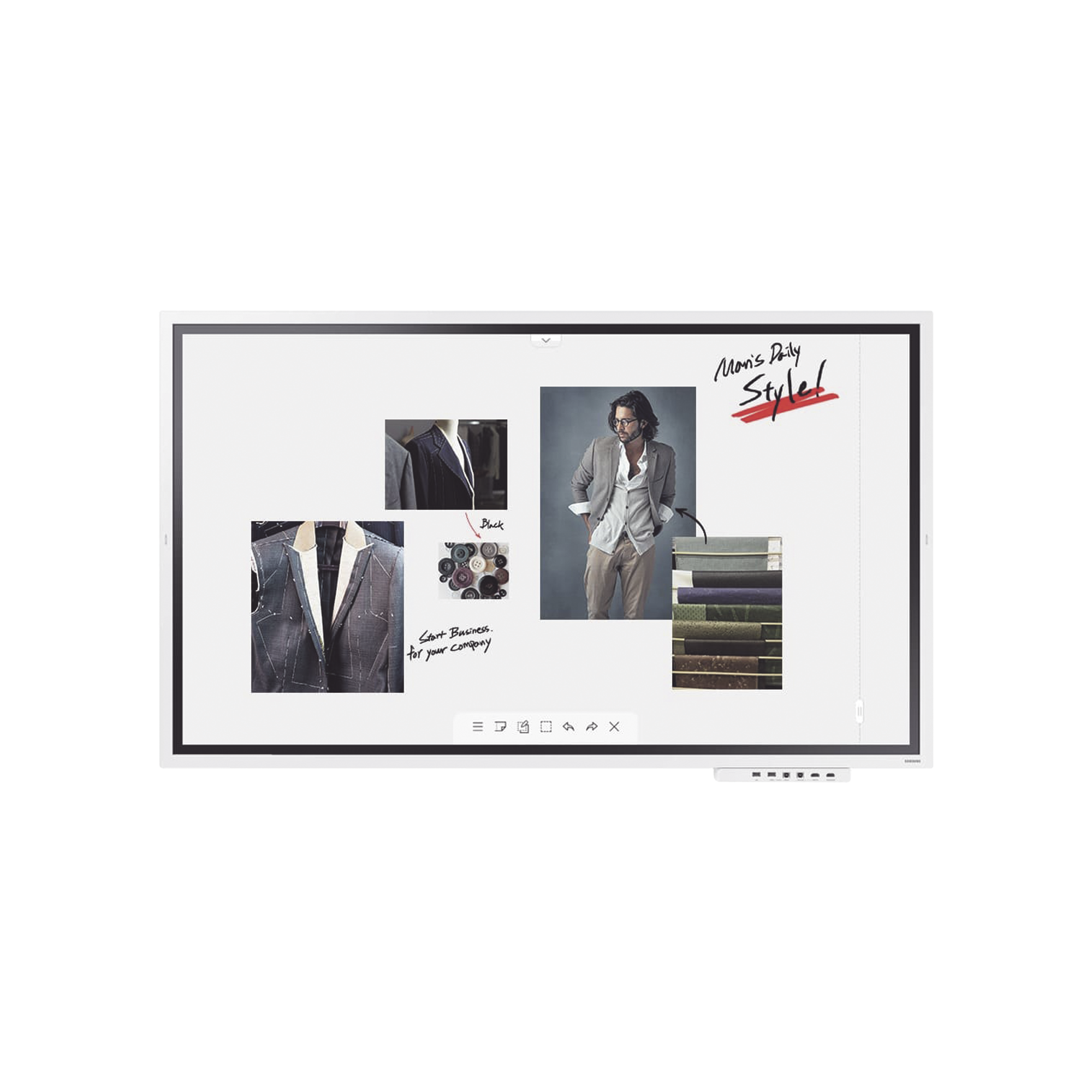 Display FLIP2 WiFi Interactivo de 65" con Lápiz Táctil.  Puertos USB/RJ45/RS232/HDMI/Salida Touch