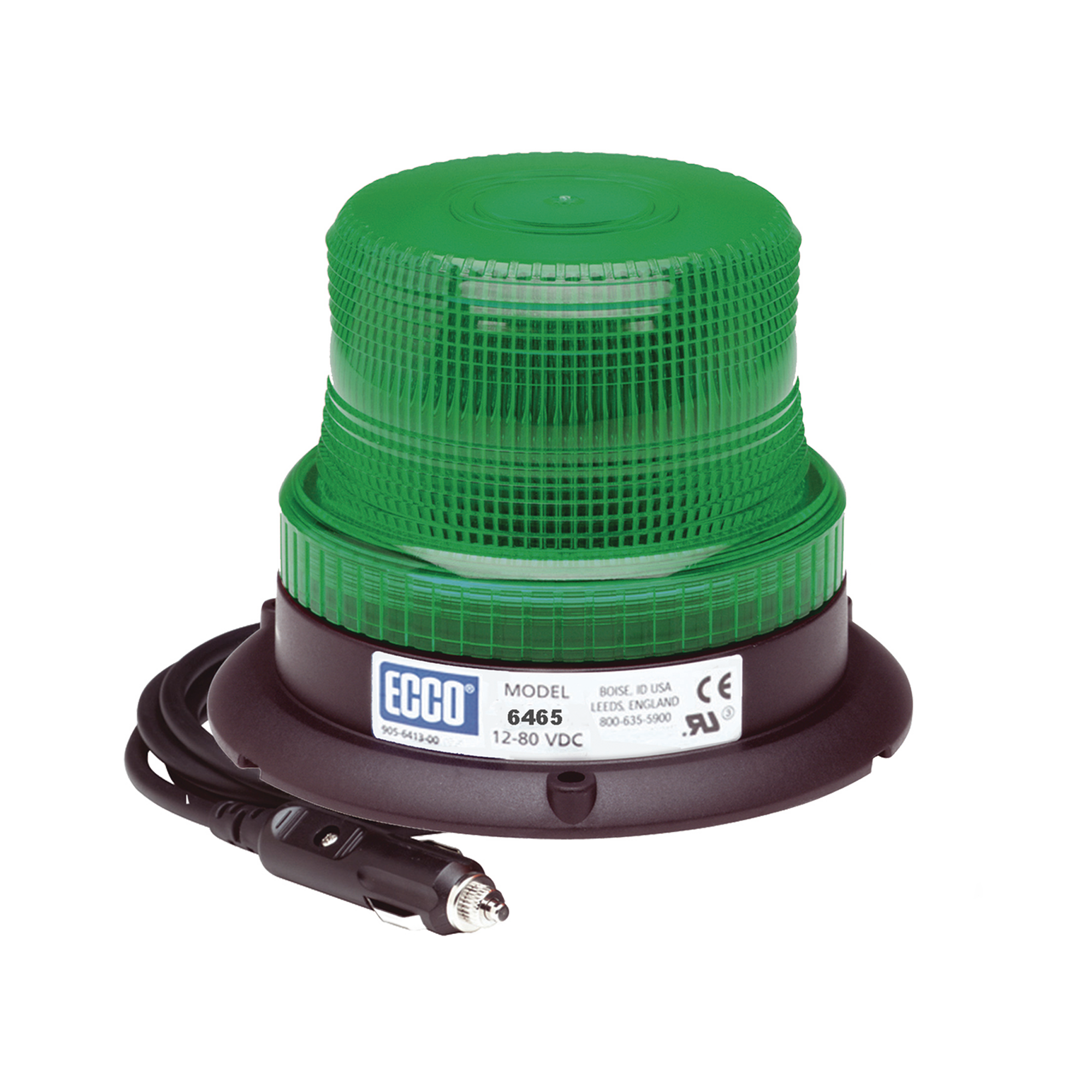 Mini Burbuja Led color Verde Serie X6465 con montaje de succión magnetico