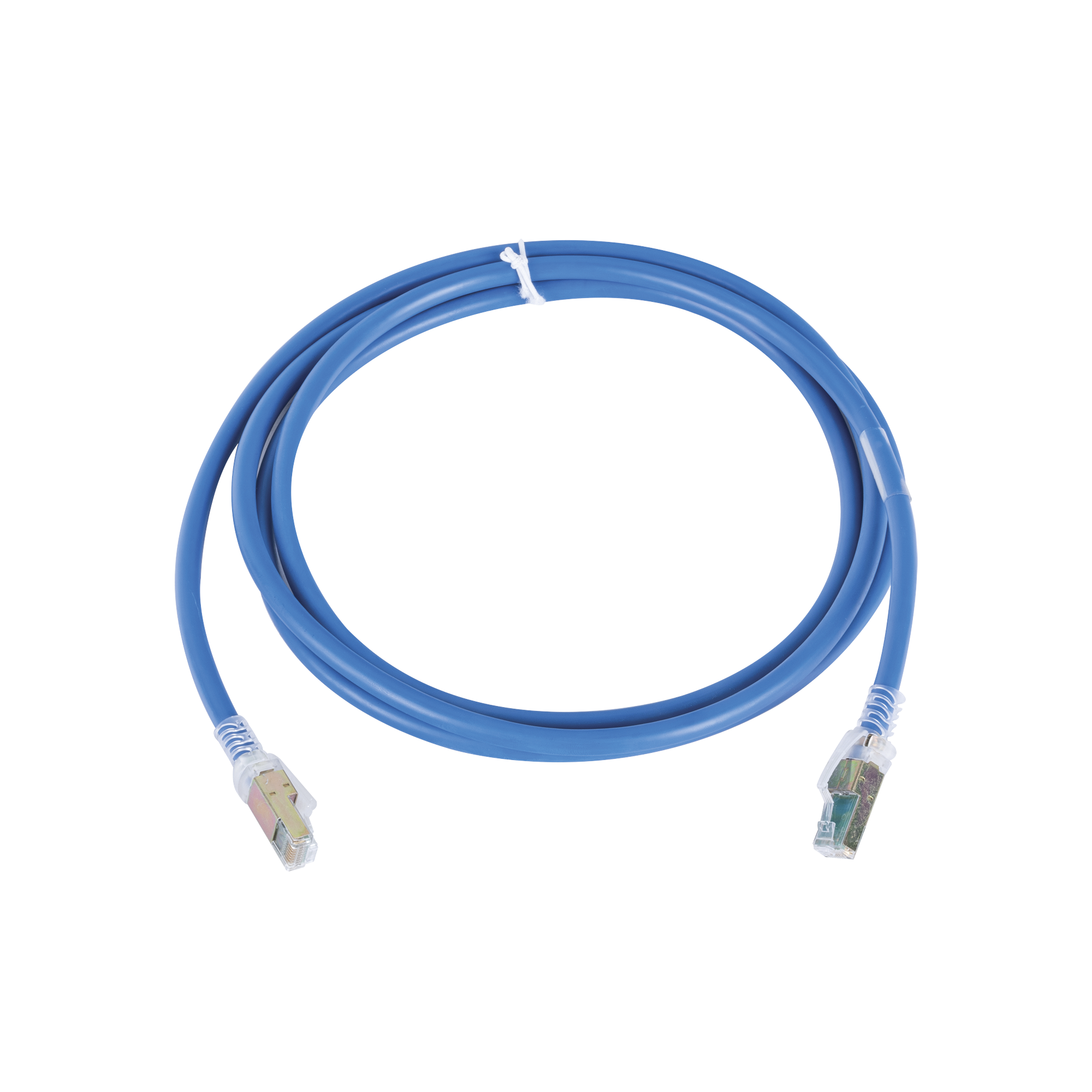 Patch Cord Z-MAX Cat6A UTP, CM, 7ft, Color Azul, Versión Bulk (Sin Empaque Individual)