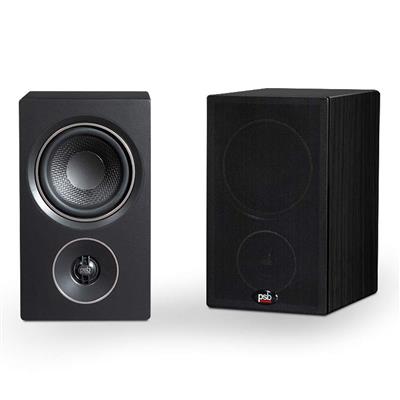 PSB Alpha P3 Altavoz de Estantería 80W Tweeter ¾, Woofer 4" Diseño Bass Reflex conector chapados en oro. Acabado Negro. 1Par