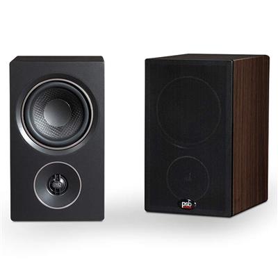 PSB Alpha P3 Altavoz de Estantería 80W Tweeter ¾, Woofer 4" Diseño Bass Reflex conector chapados en oro. Acabado Nogal. 1Par