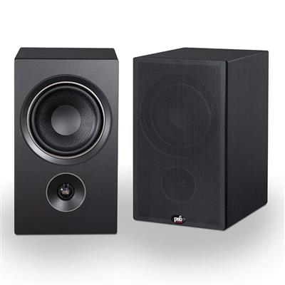 PSB Alpha P5 Altavoz de Estantería 90W Tweeter ¾, Woofer 5 1/4 Diseño Bass Reflex conector chapados en oro. Acabado Negro. 1Par