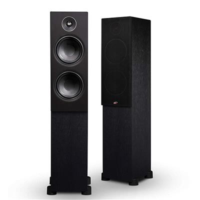 PSB Alpha T20 Altavoz de torre 120W tres vías, Tweeter cúpula de Aluminio de 1”, 2 woofers de 5¼” polipropileno, acabado negro. 1Par