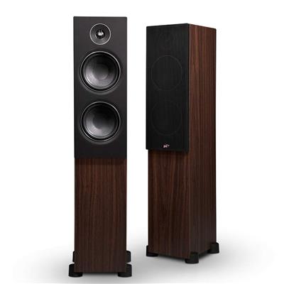 PSB Alpha T20 Altavoz de torre 120W tres vías, Tweeter cúpula de Aluminio de 1”, 2 woofers de 5¼” polipropileno, acabado nogal. 1Par